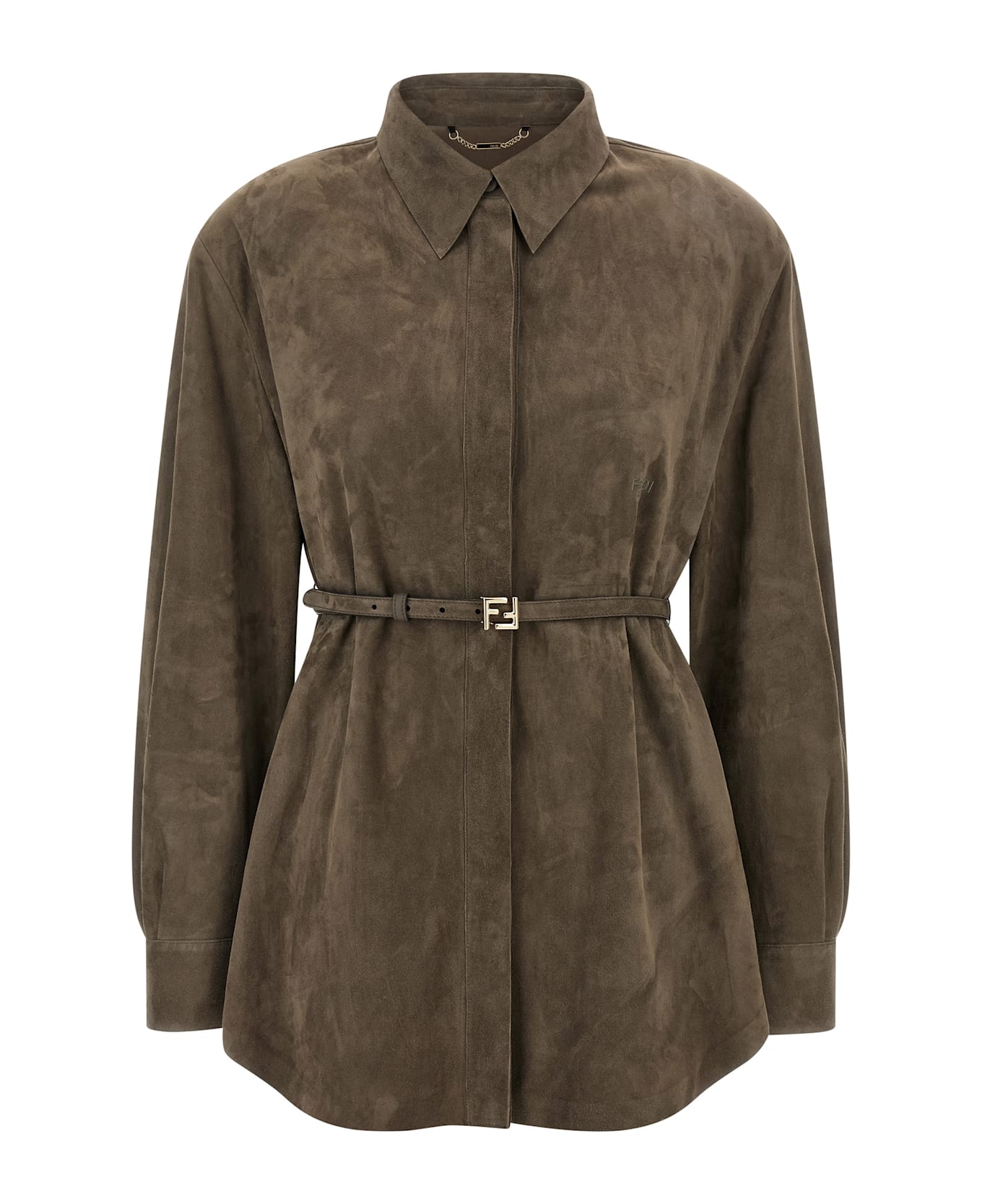 Fendi Suede Shirt