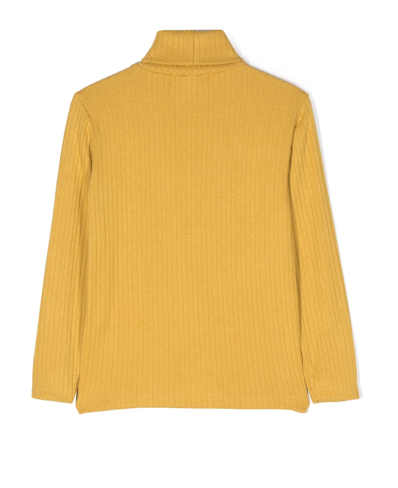 Manuel Ritz Turtleneck Sweater With Patch - Yellow