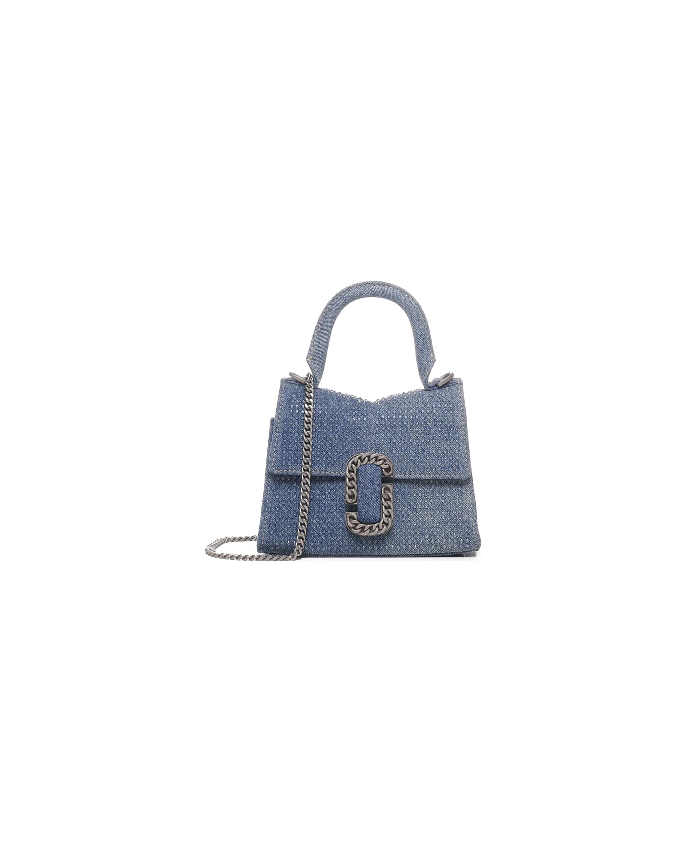 Marc Jacobs St. Marc Tote Bag With Rhinestones - Blue