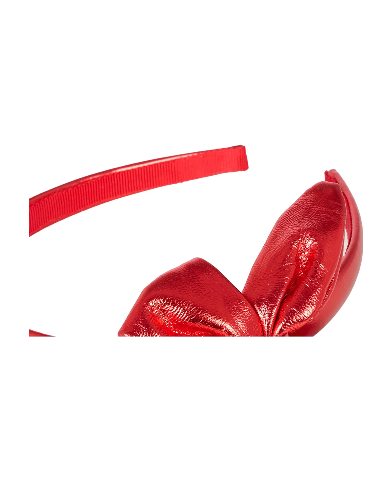 Monnalisa Red Headband For Girl With Bow - Red