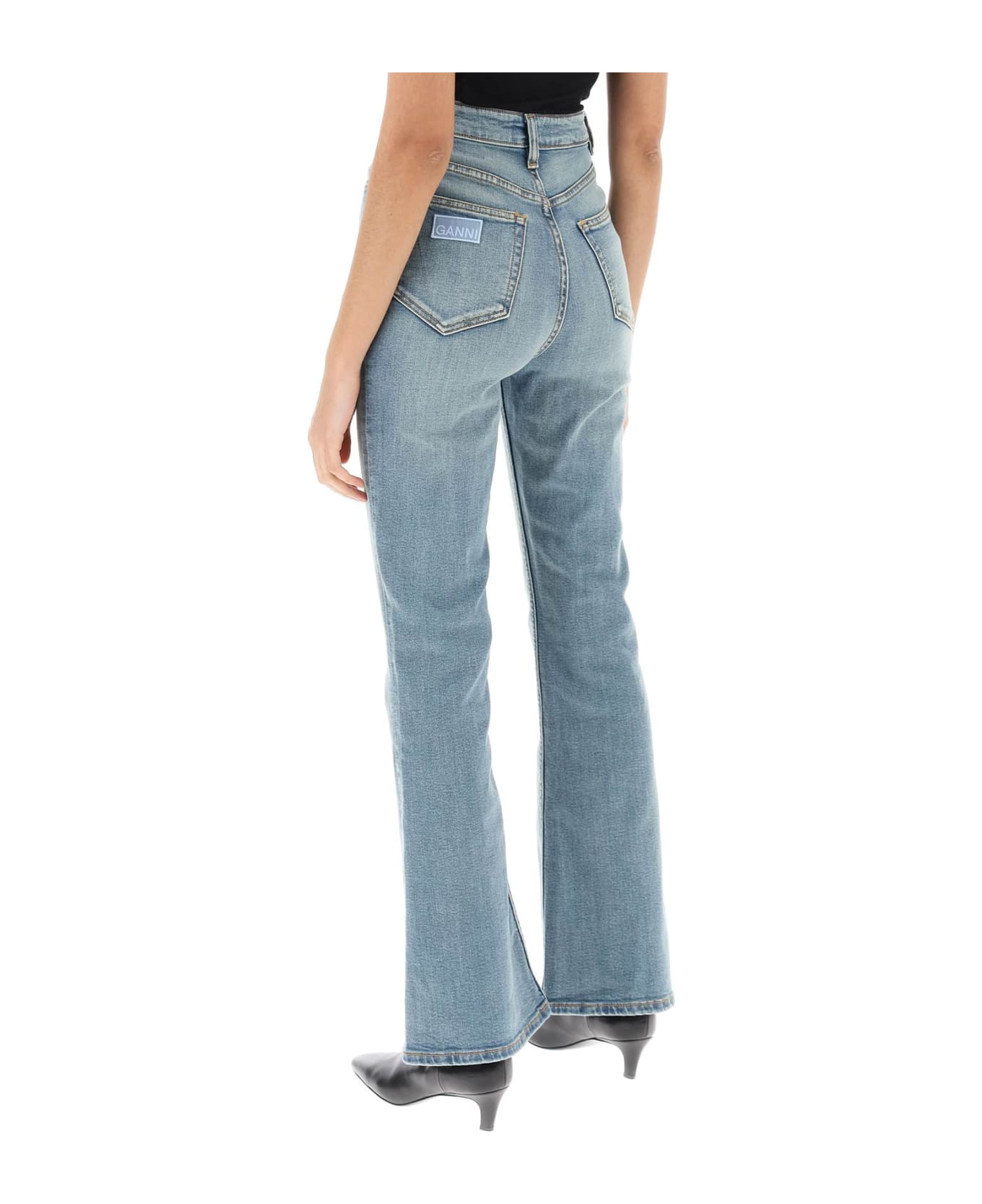 Ganni Bootcut Jeans - TINT WASH (Light blue)