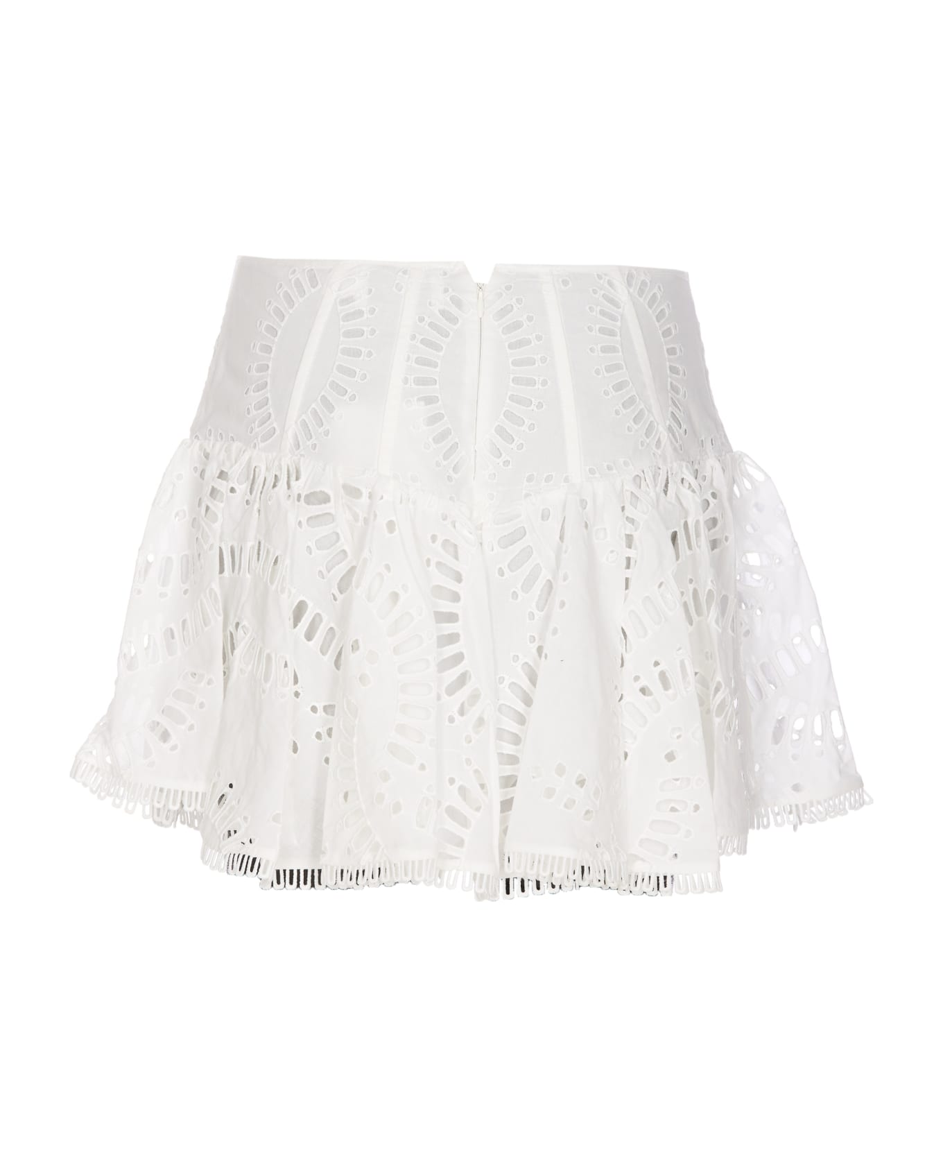 Charo Ruiz Favik Short Skirt - White