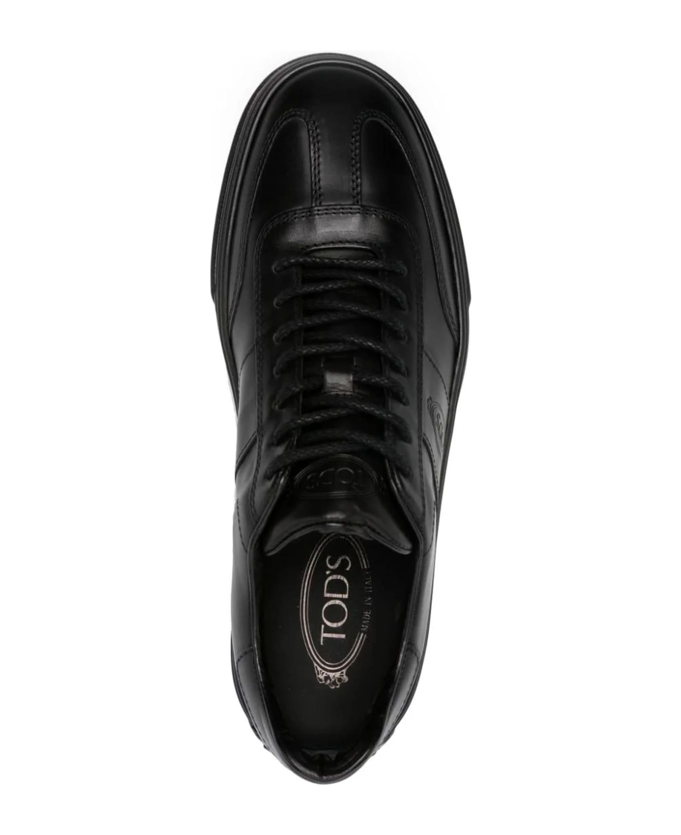 Tod's Calf Leather Sneakers - Black