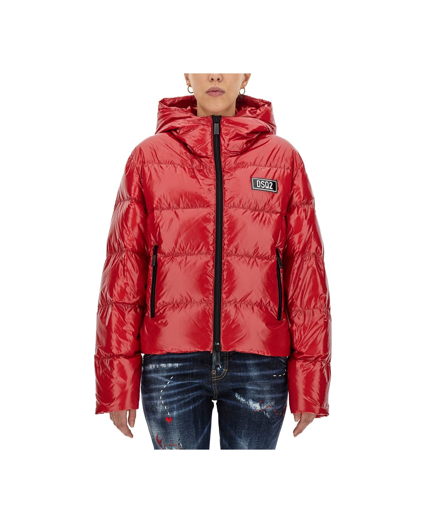 Dsquared2 "rock Your Road" Down Jacket - RED
