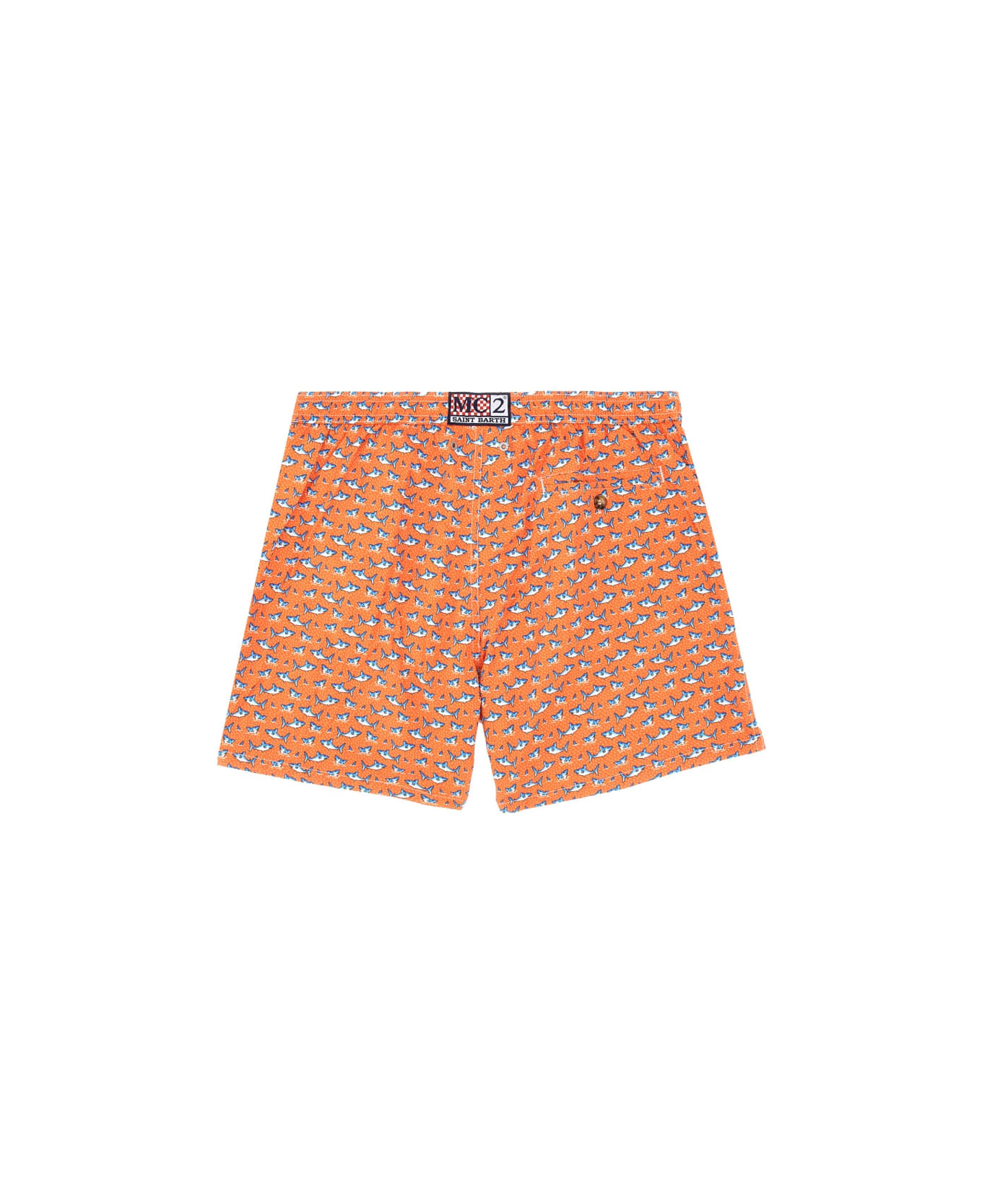 MC2 Saint Barth Boxer Swimsuit - ORANGE