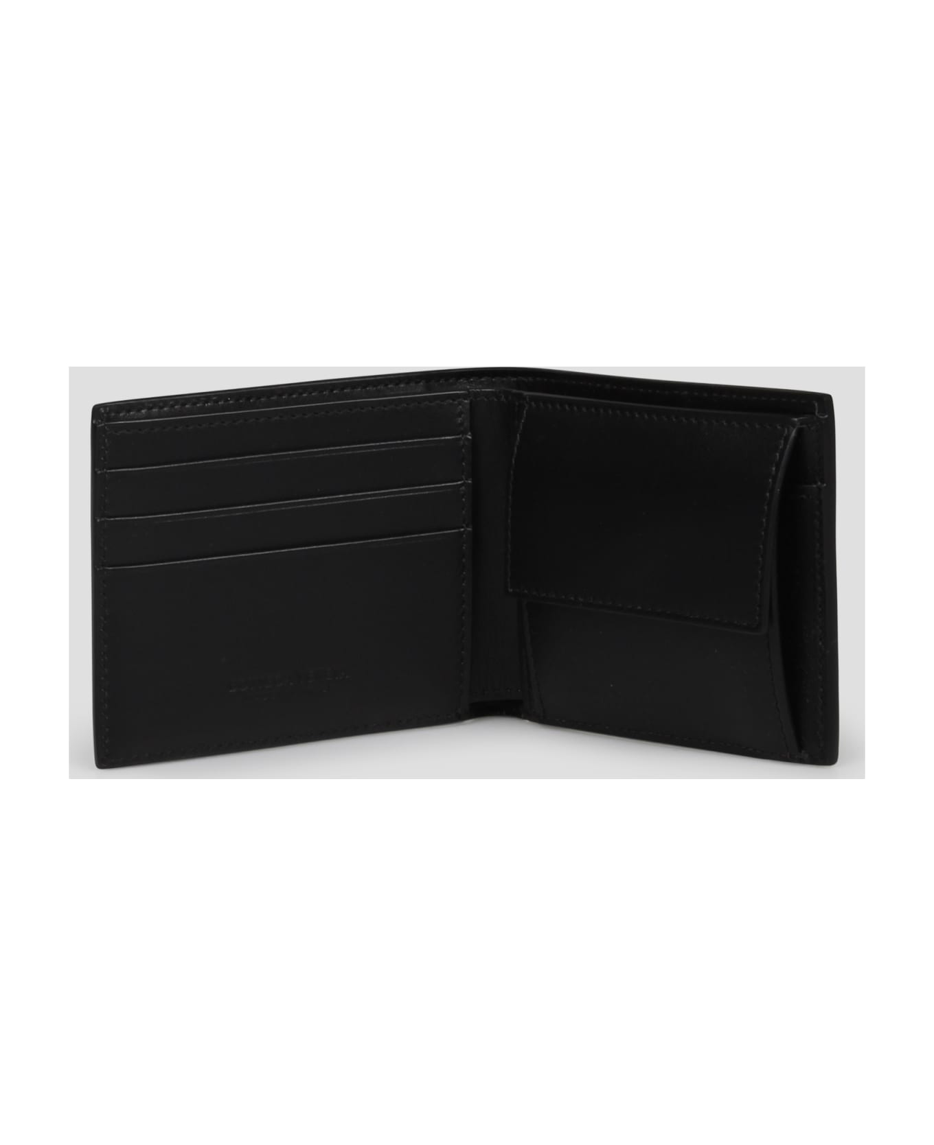 Bottega Veneta Intrecciato Cassette Bi-fold Wallet - Black