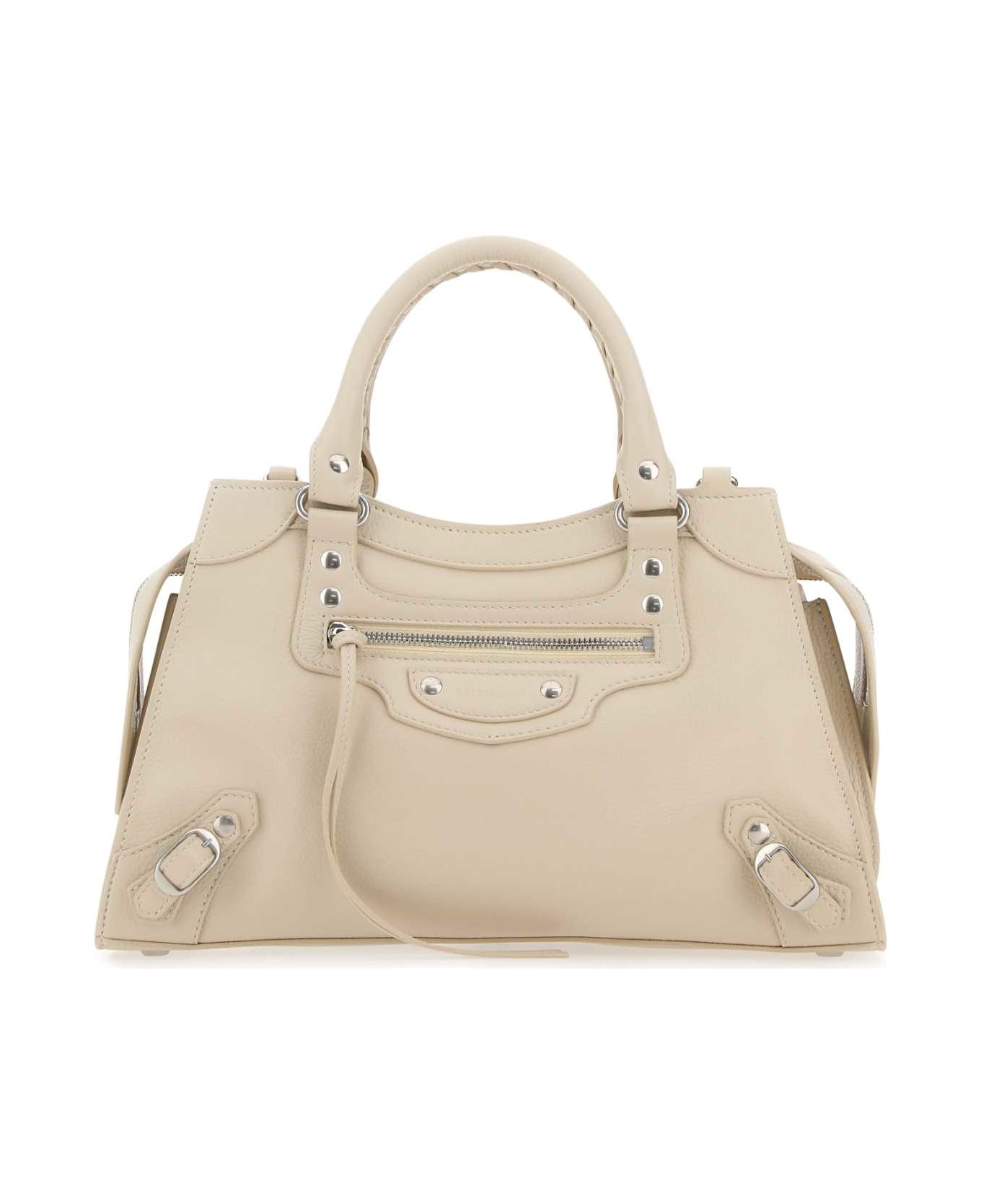 Balenciaga Beige Leather Neo Classic City S Handbag - CREAM トートバッグ