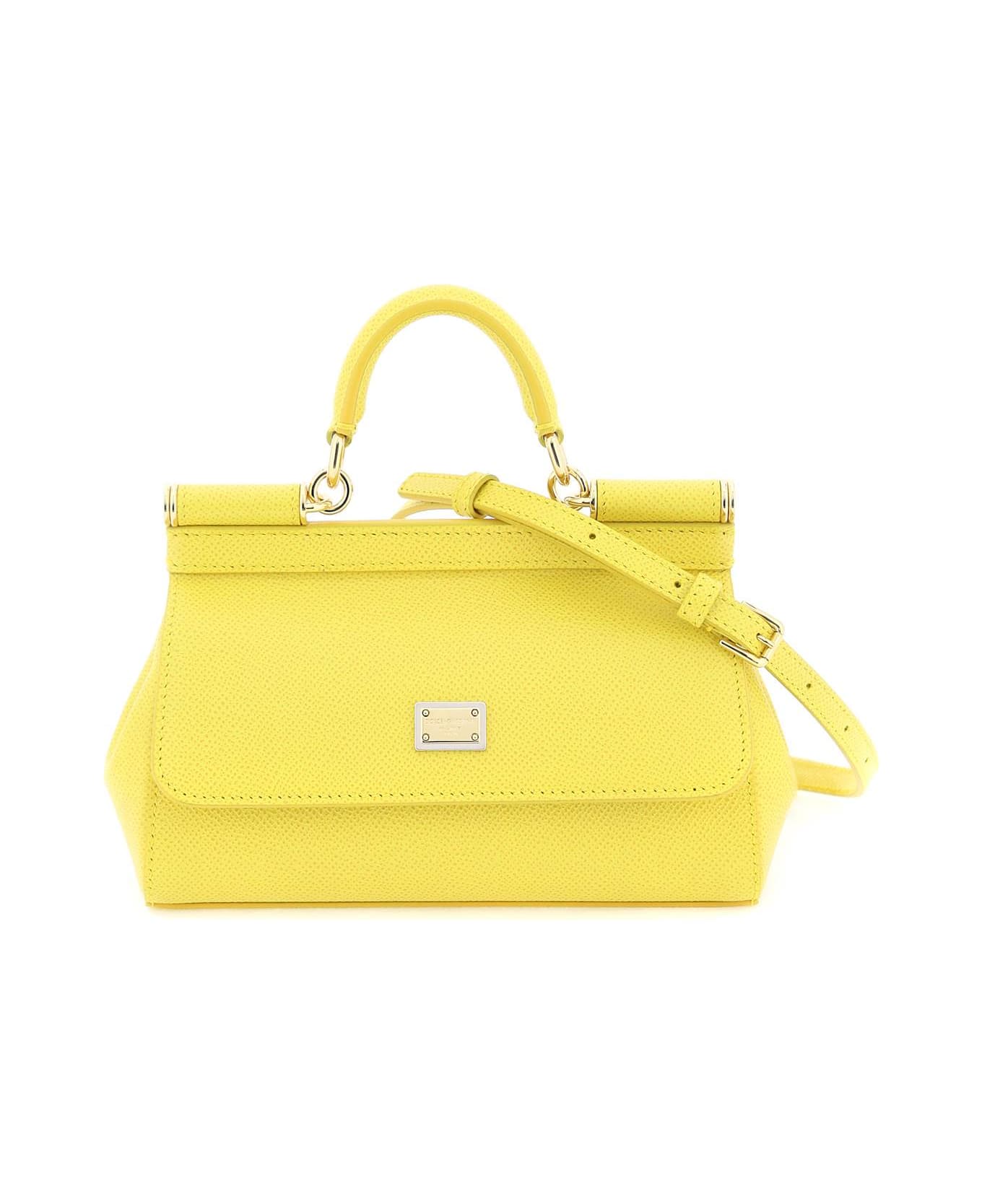 Dolce & Gabbana Sicily Handbag - GIALLO INTENSO (Yellow) トートバッグ