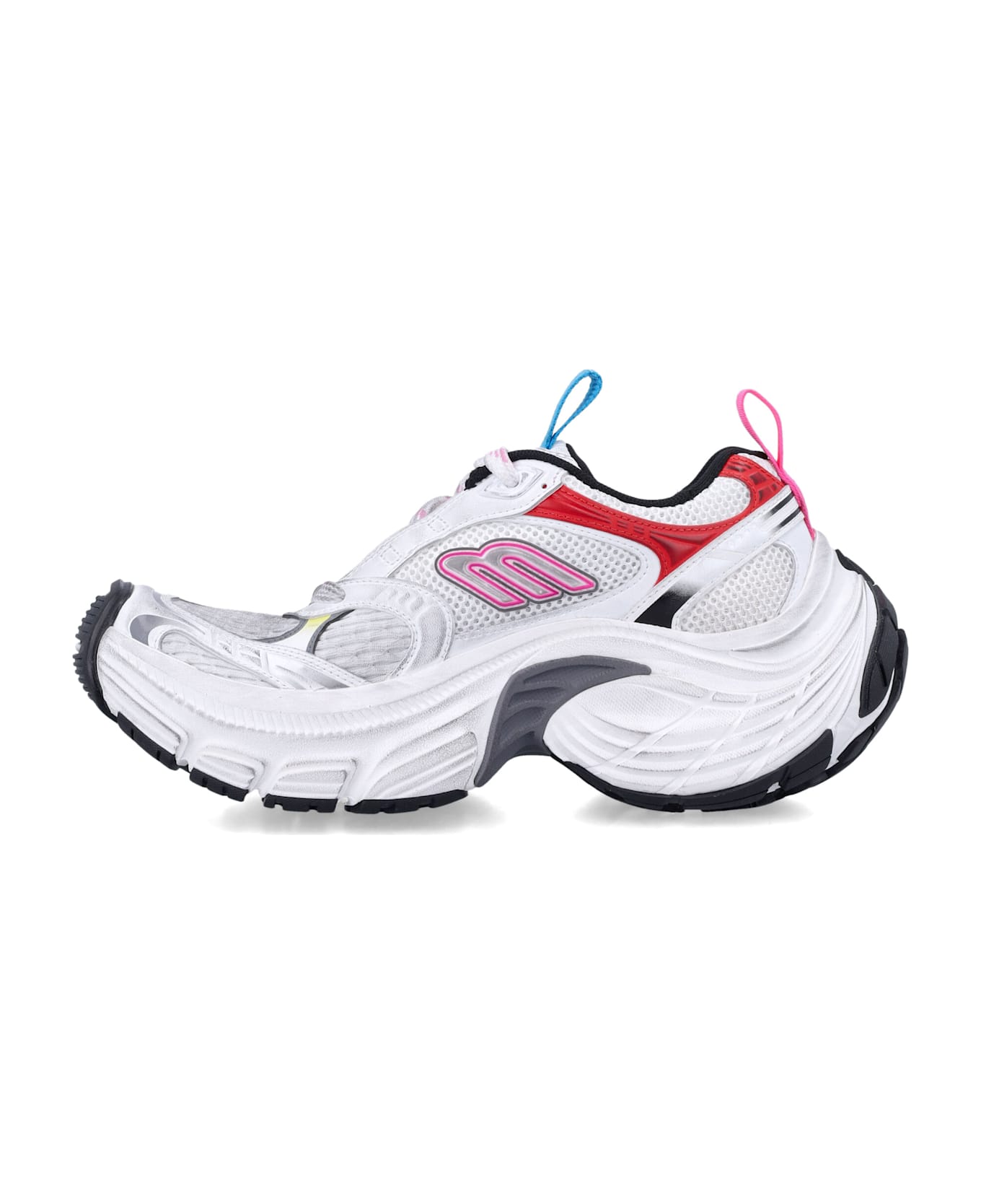 Balenciaga Woman's 6xl Sneakers - WHITE/PINK/MULTICOLOR/BLACK