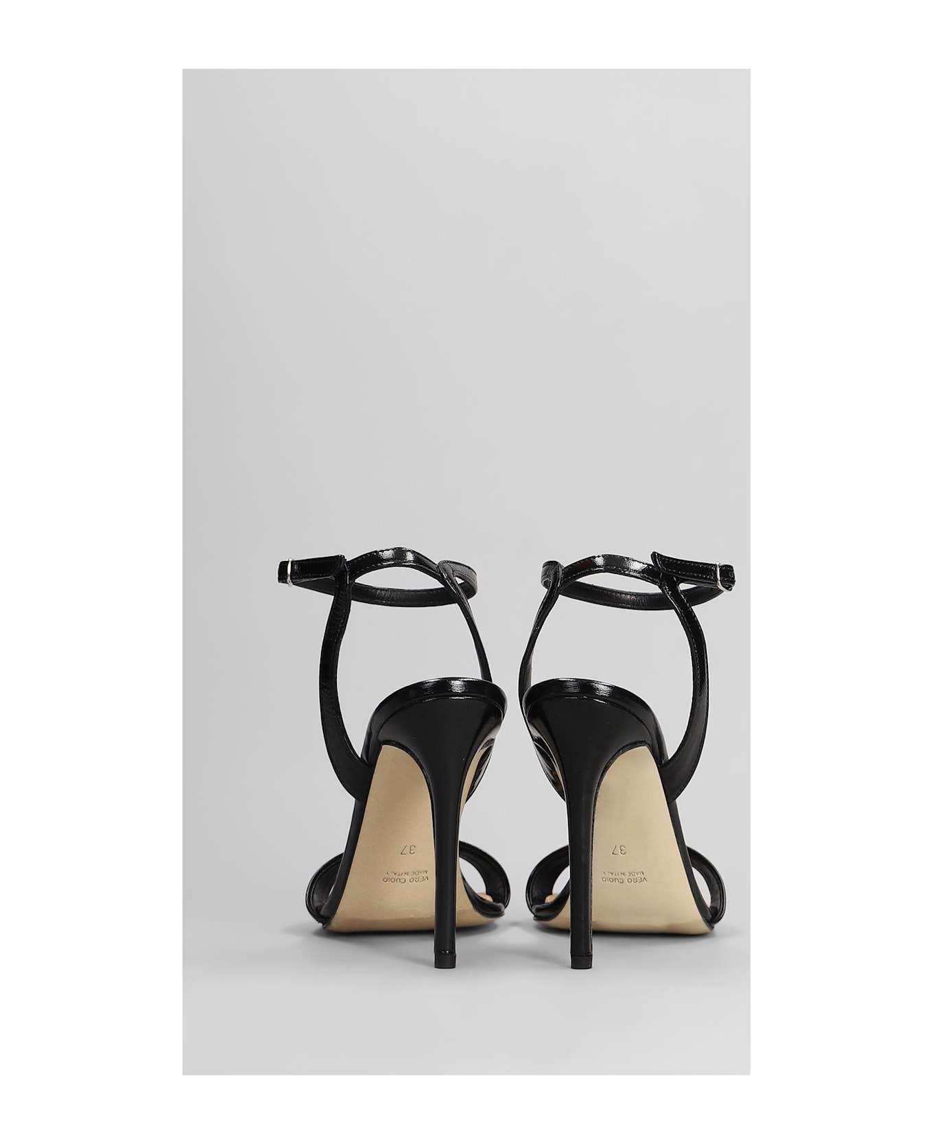 The Seller Sandals In Black Leather - black
