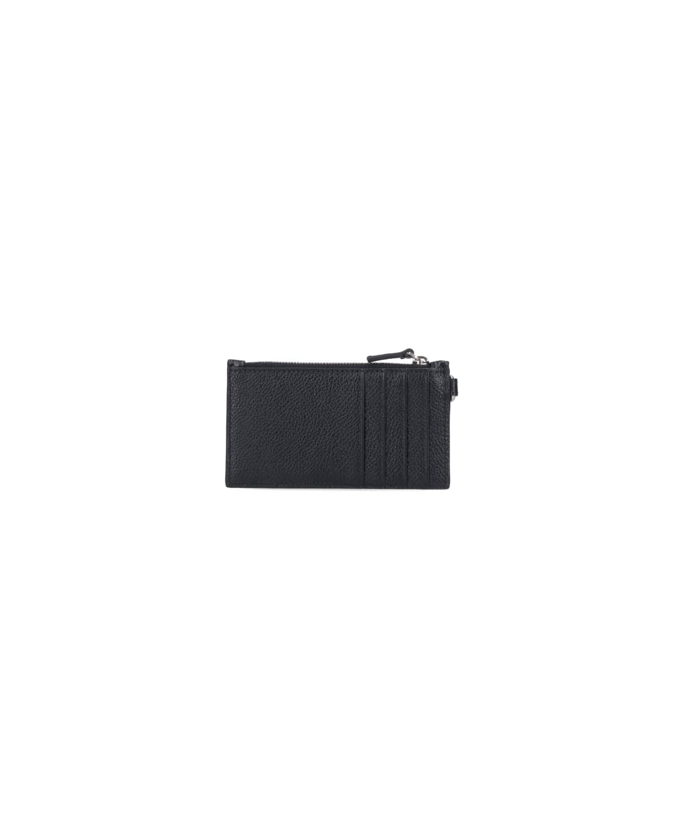 Balenciaga 'cash' Keyring Card Holder - Black