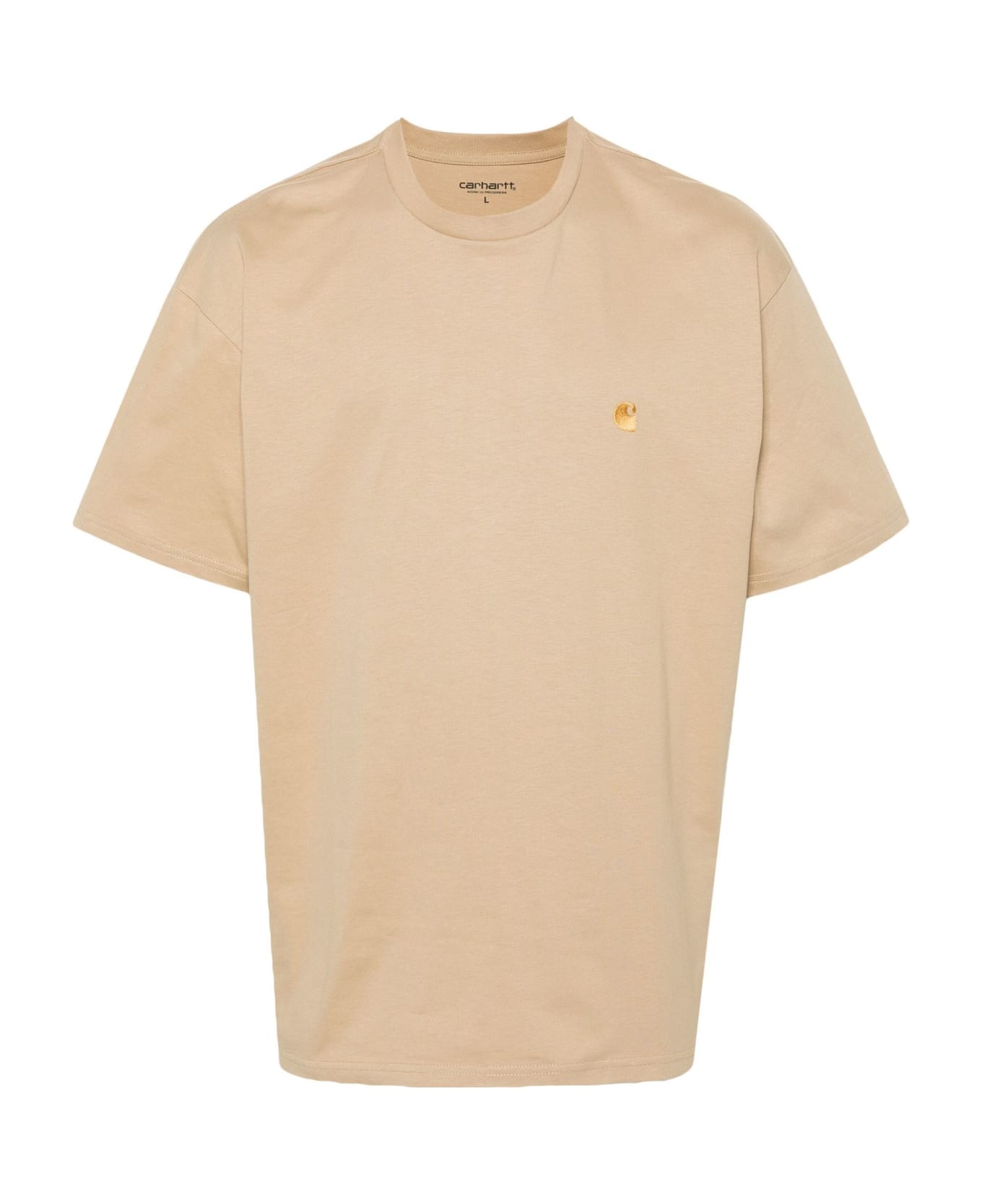 Carhartt Beige Cotton T-shirt - Neutro