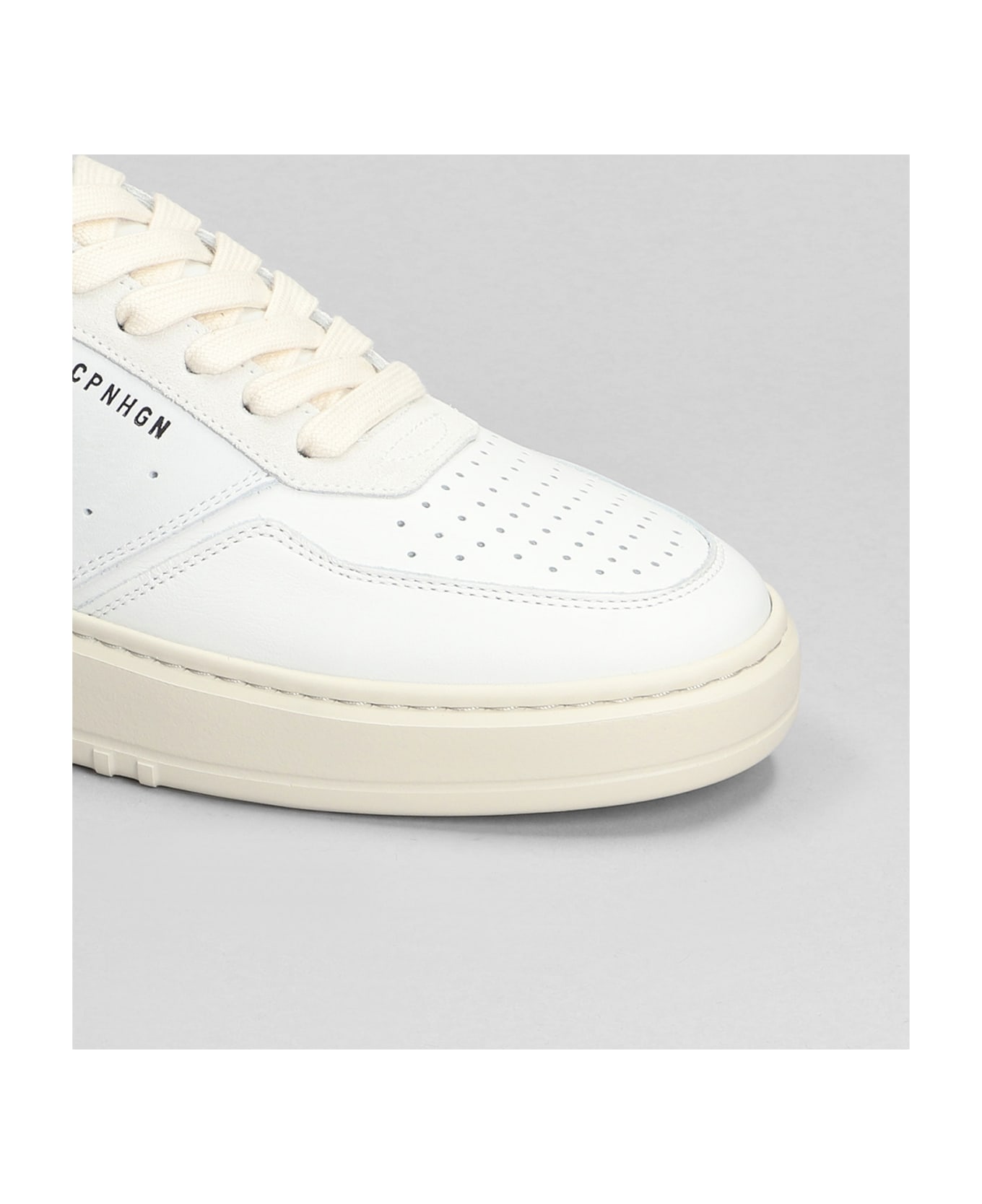 Copenhagen Sneakers In White Leather - white