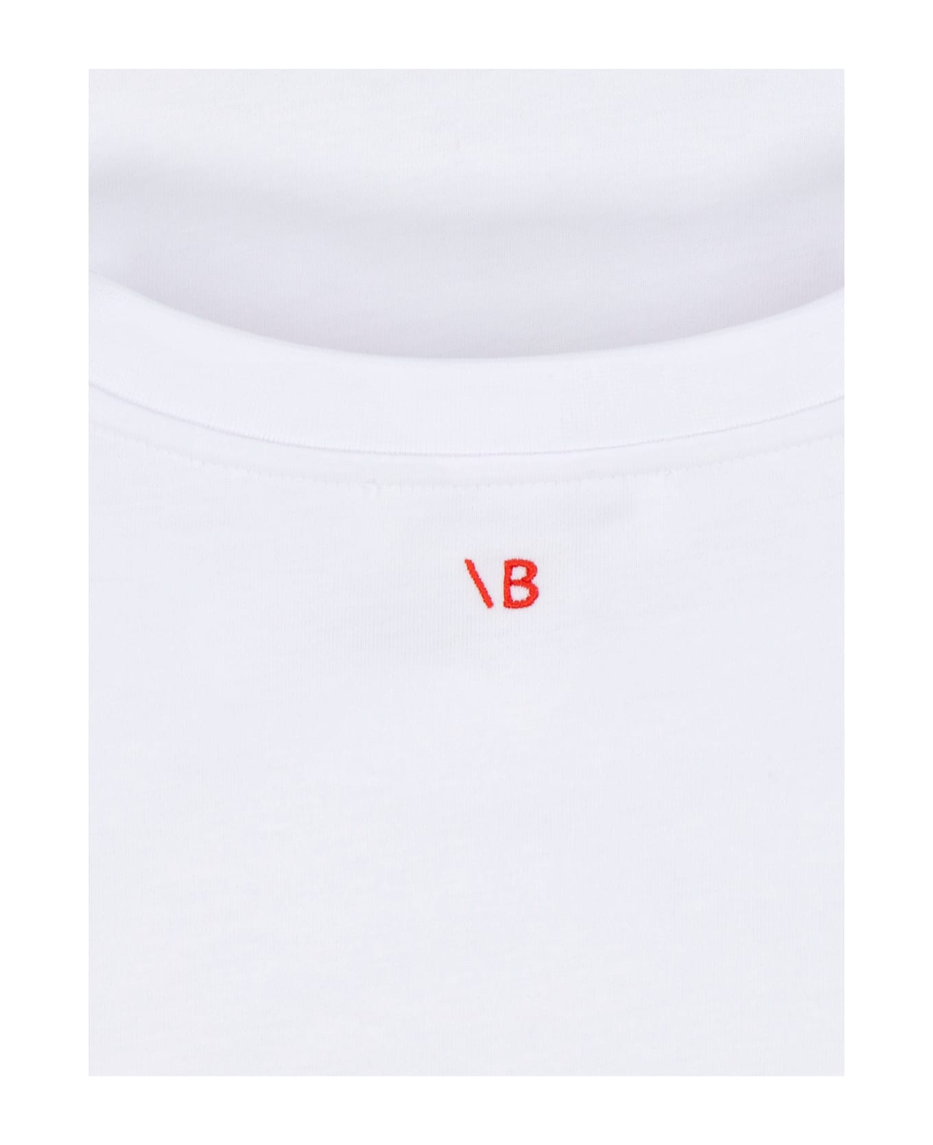 Victoria Beckham T-shirt Slogan "david's Wife" - White