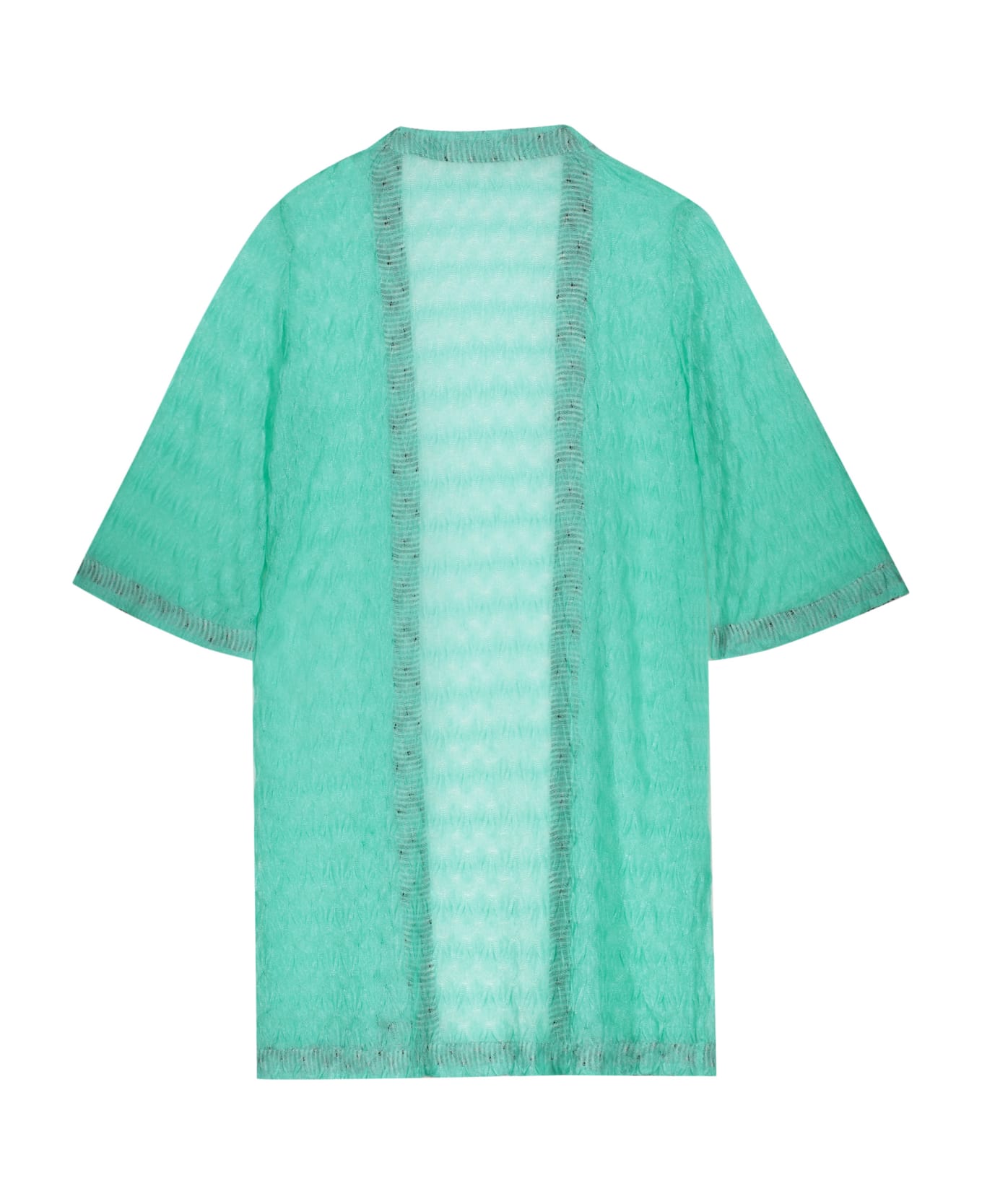 M Missoni Knitted Cover-up Dress - green