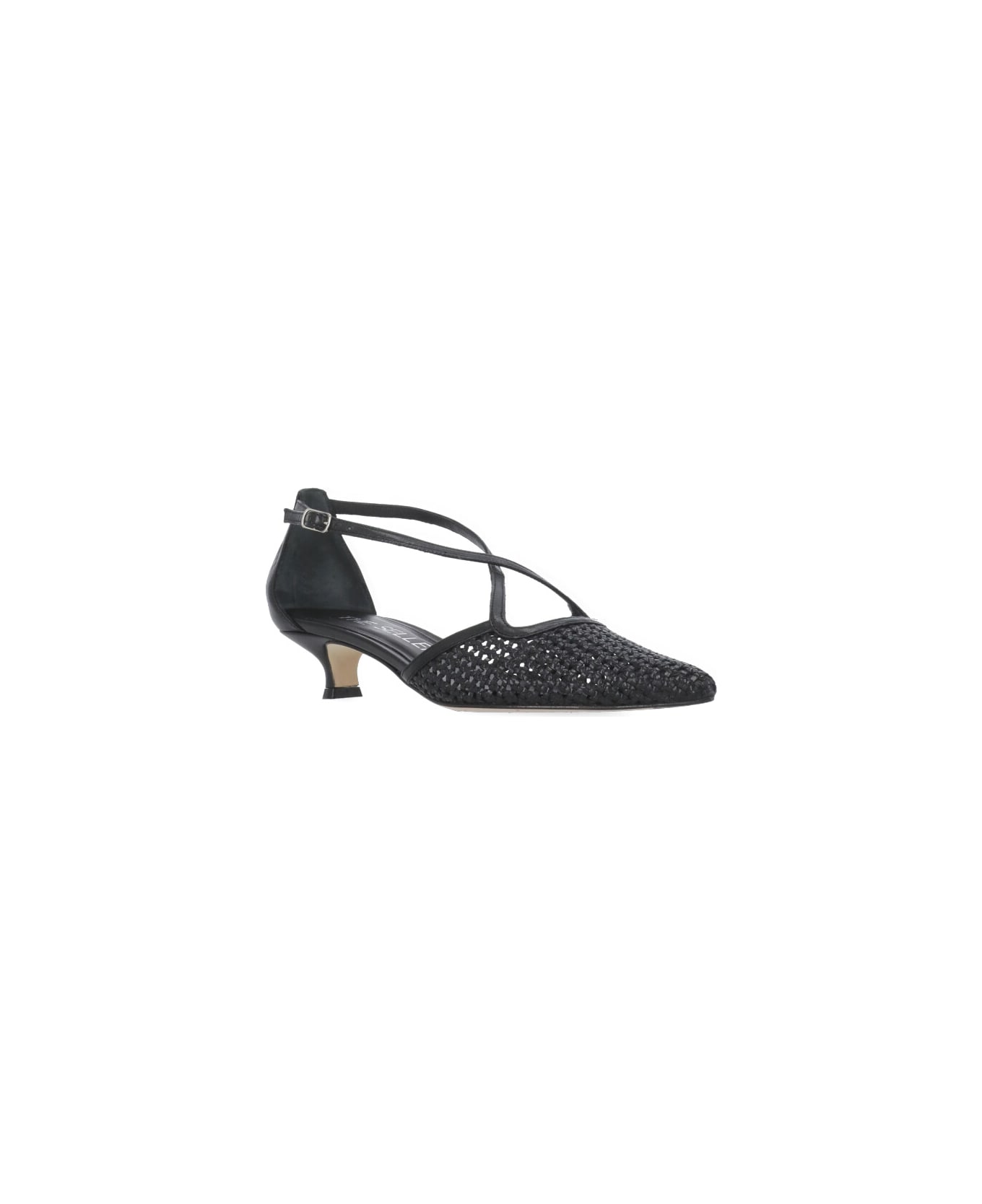 The Seller Leather Heeled Shoe - Black