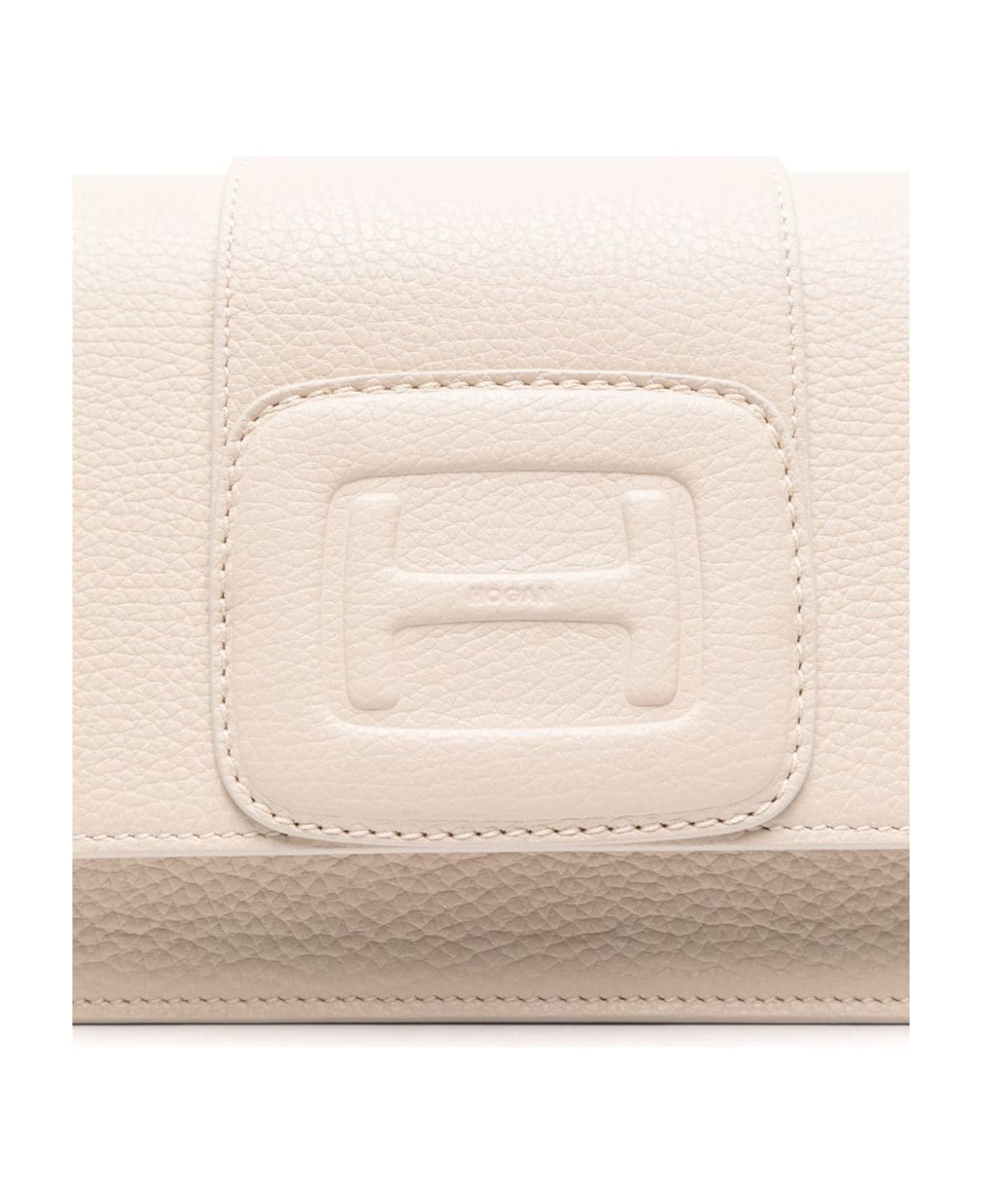 Hogan Rectangular H-bag Crossbody - Ivory