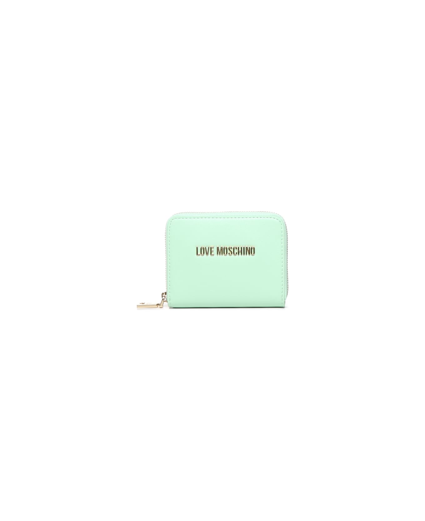 Love Moschino Small Wallet With Logo - Mint