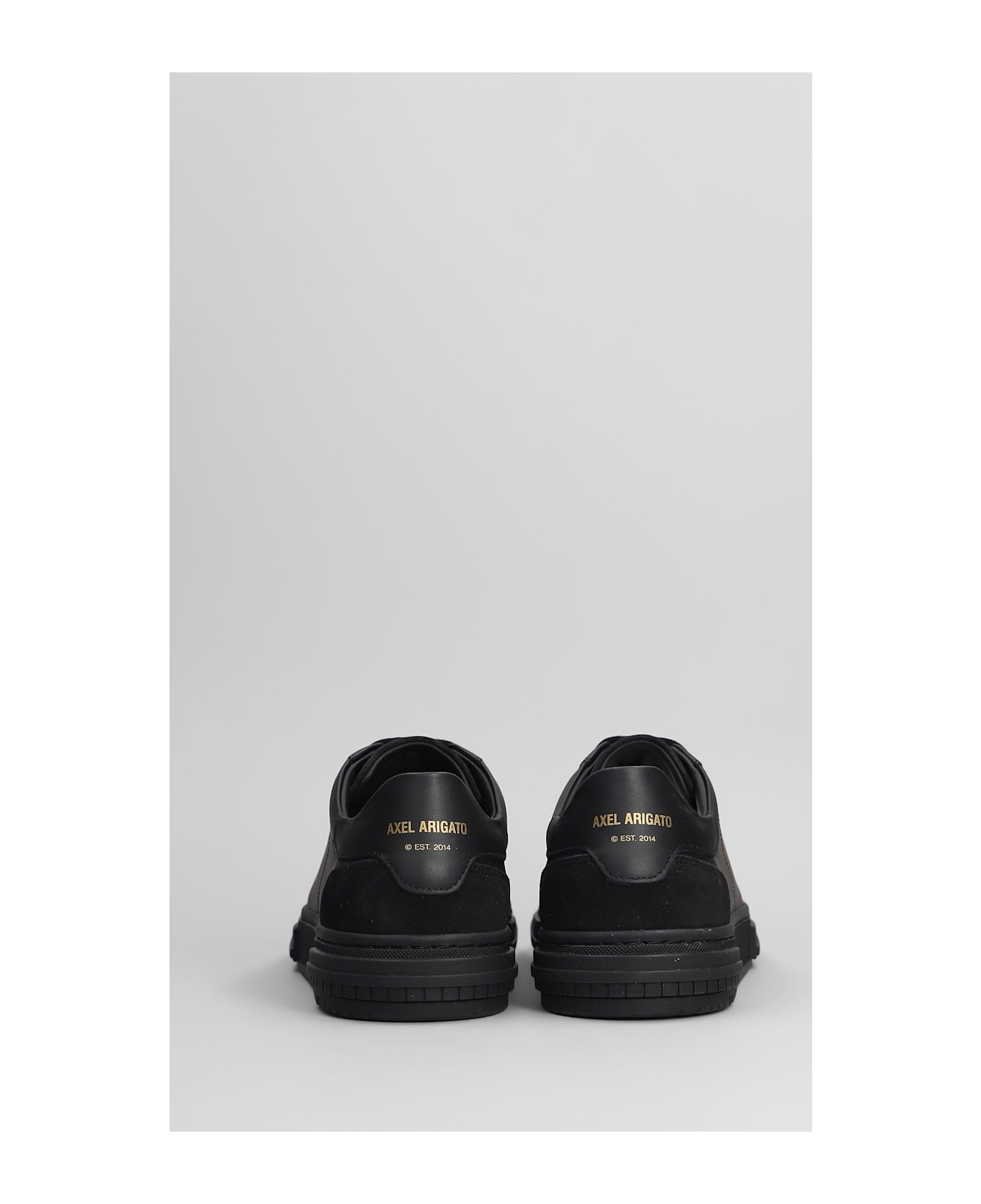 Axel Arigato Atlas Sneakers In Black Suede And Leather - black