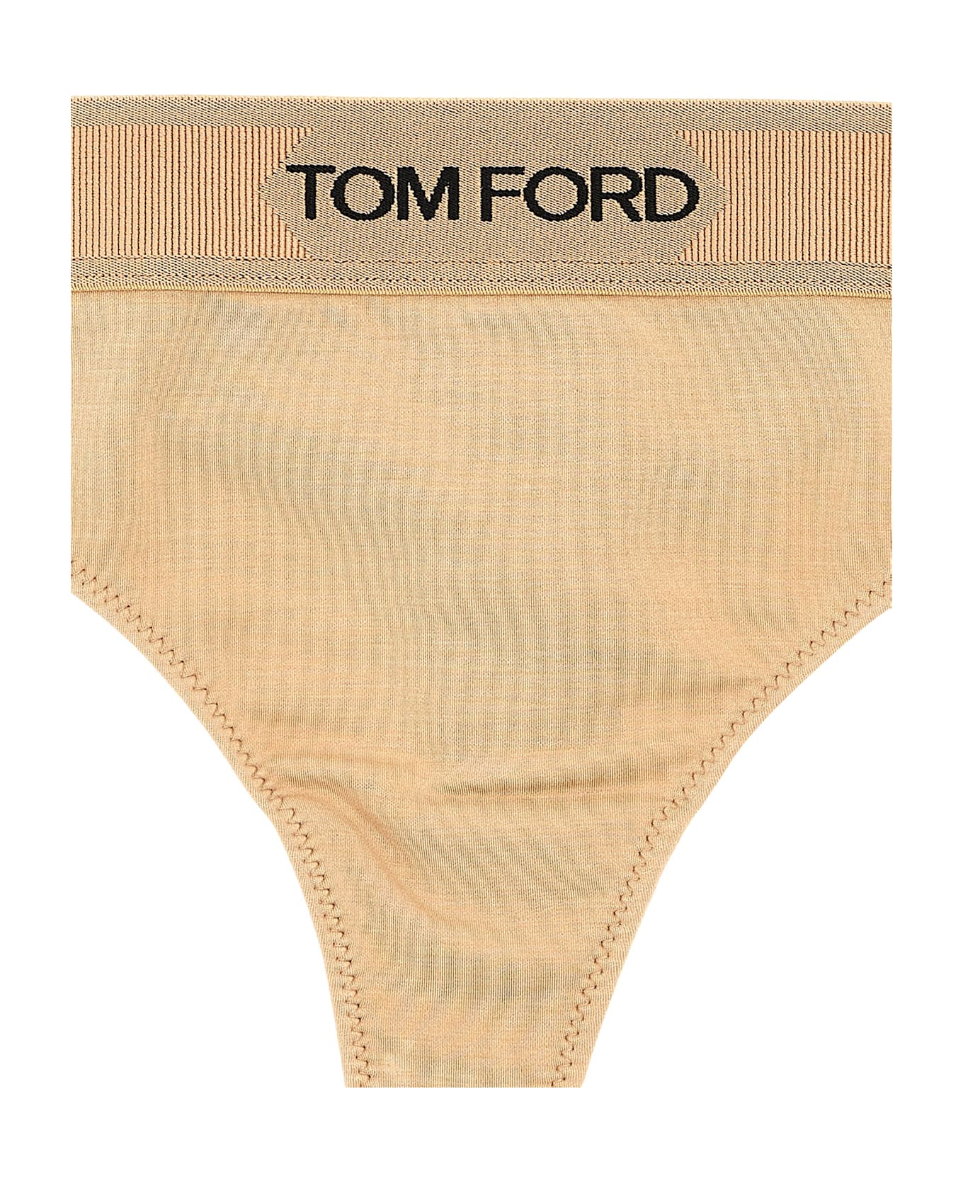 Tom Ford Thong Briefs - Beige