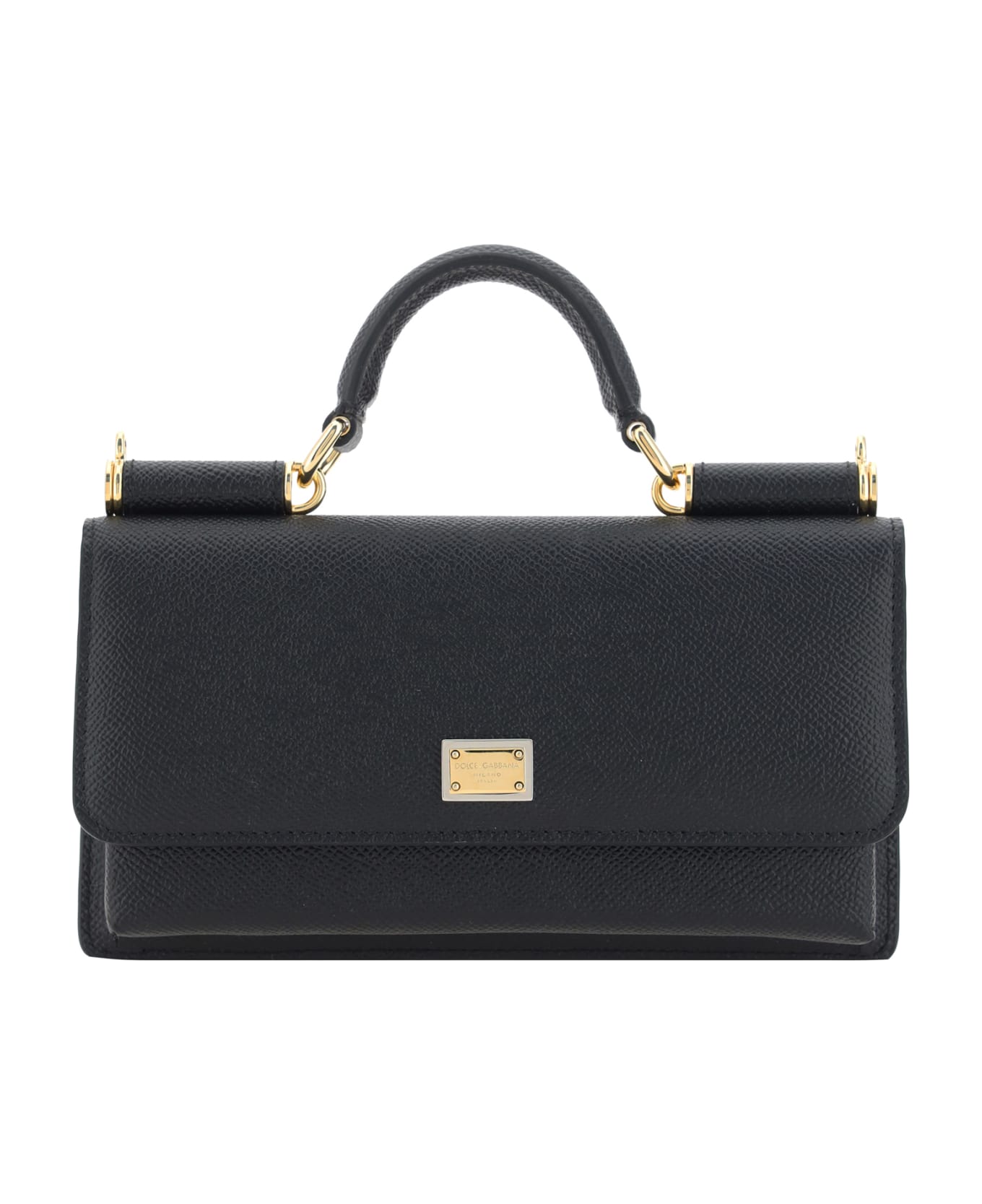 Dolce 
Gabbana Micro Sicily Shoulder Bag - Black