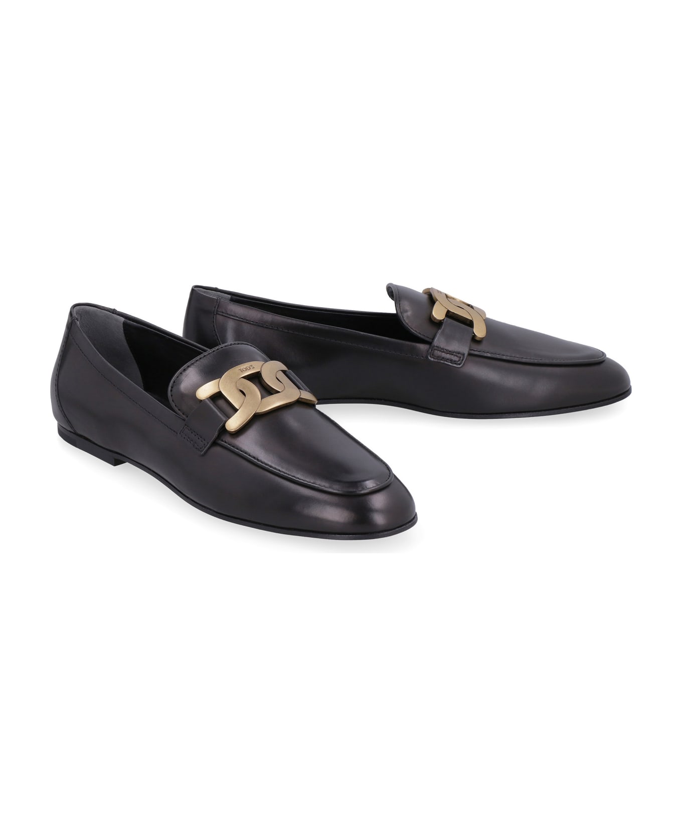 Tod's Kate Leather Loafers - black フラットシューズ