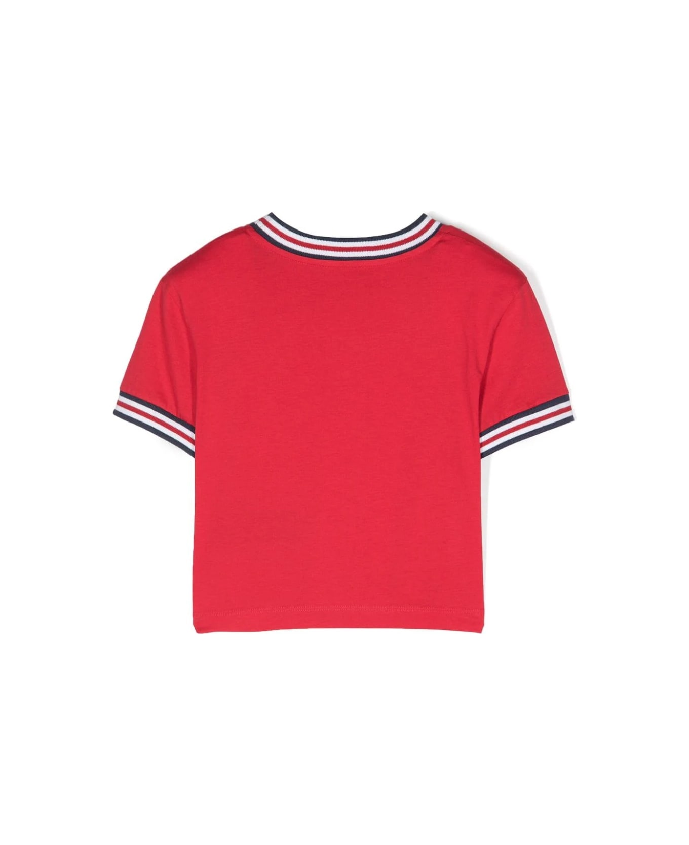 Balmain T-shirt Con Logo - Red