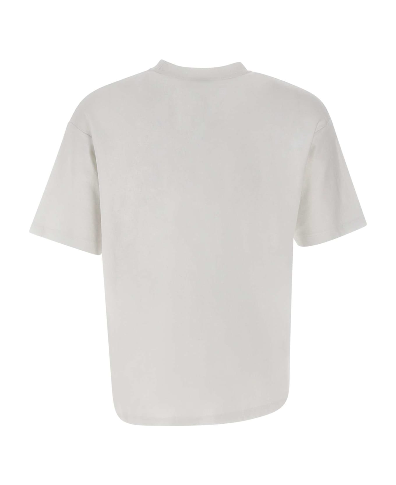Drôle de Monsieur "le T-shirt Classique" Cotton T-shirt - WHITE