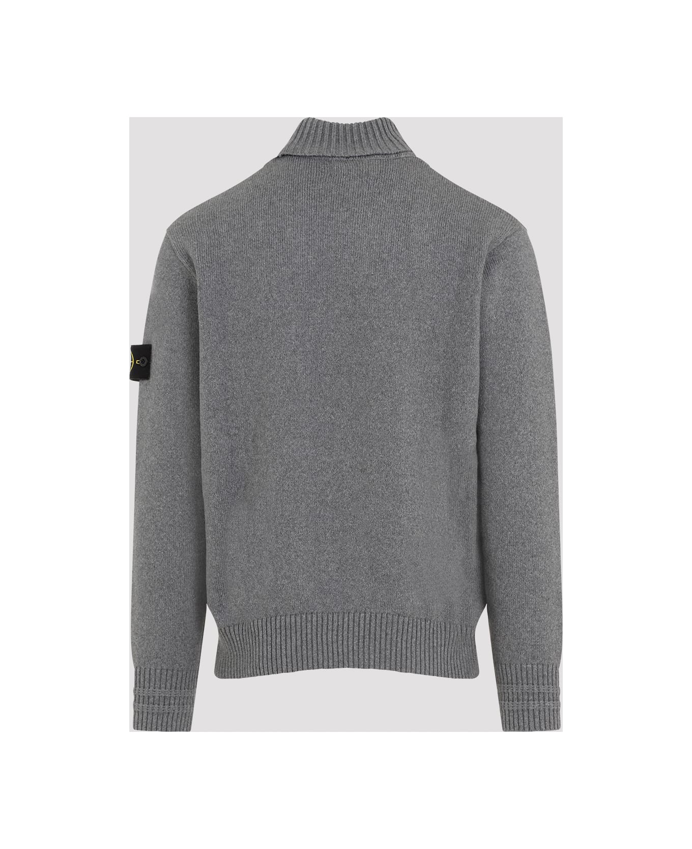 Stone Island Cotton Pullover - Melange Grey