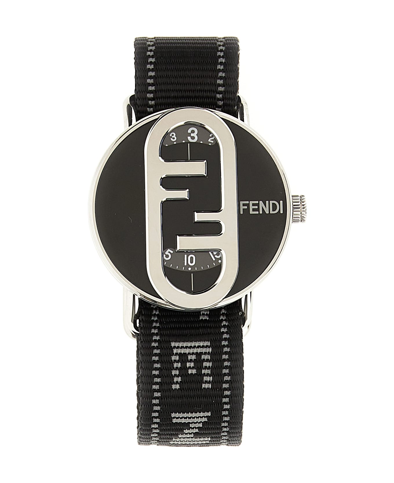 Fendi O'lock Roud' Watch - Black