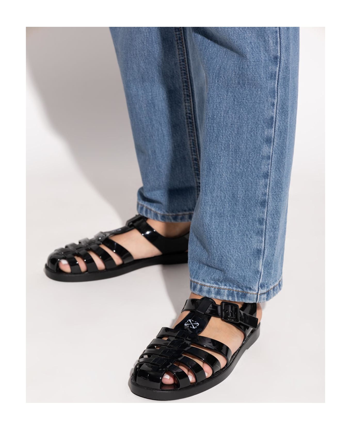 Off-White Sandals Off To Sal - BLACK