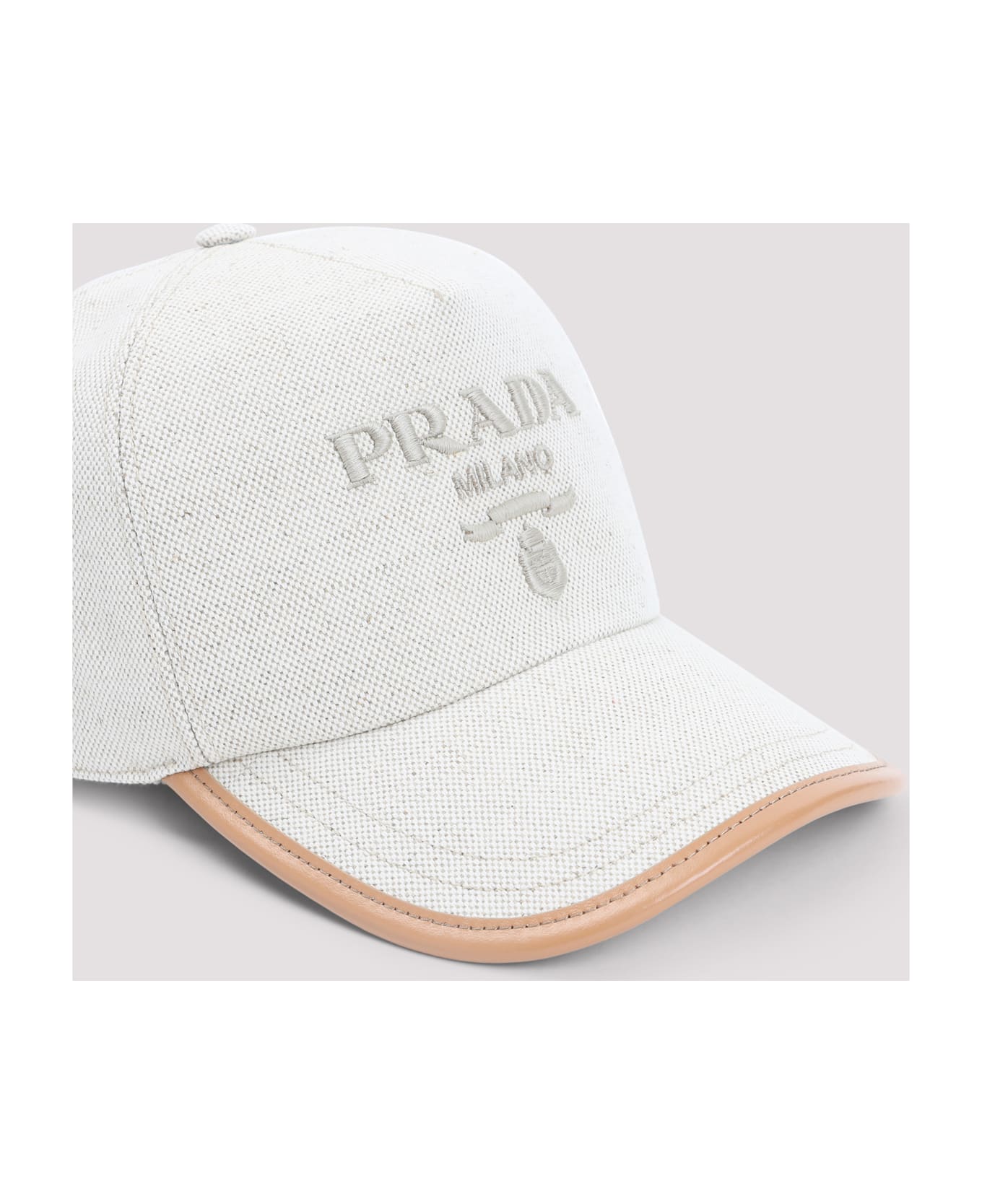 Prada Baseball Hat - Naturale