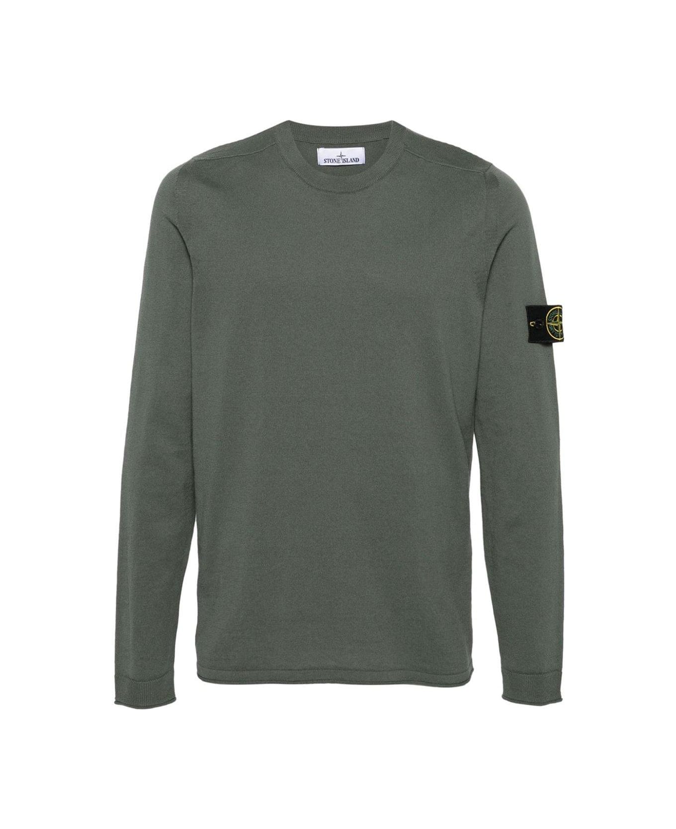 Stone Island Logo Patch Long-sleeved T-shirt シャツ