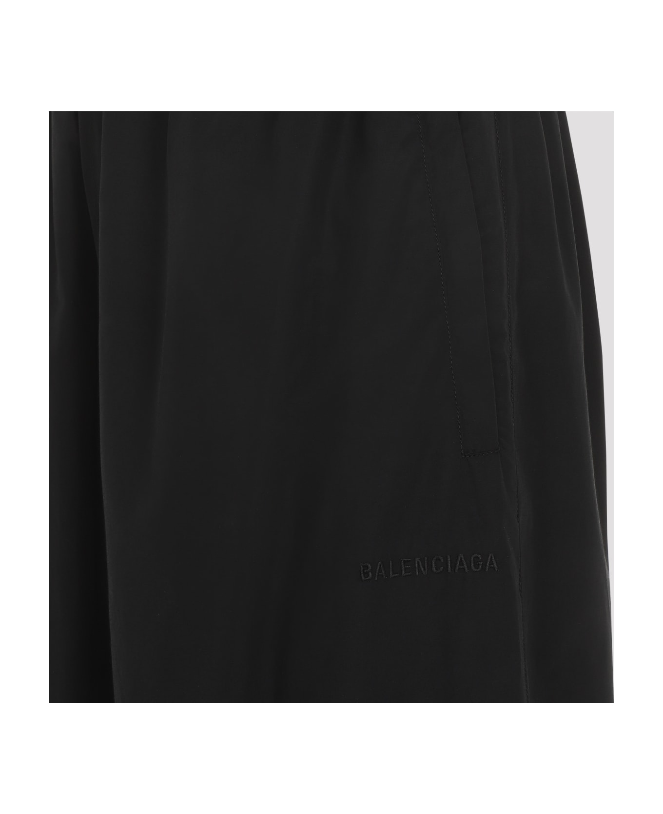 Balenciaga Medium Fit Tracksuit Pants - Black