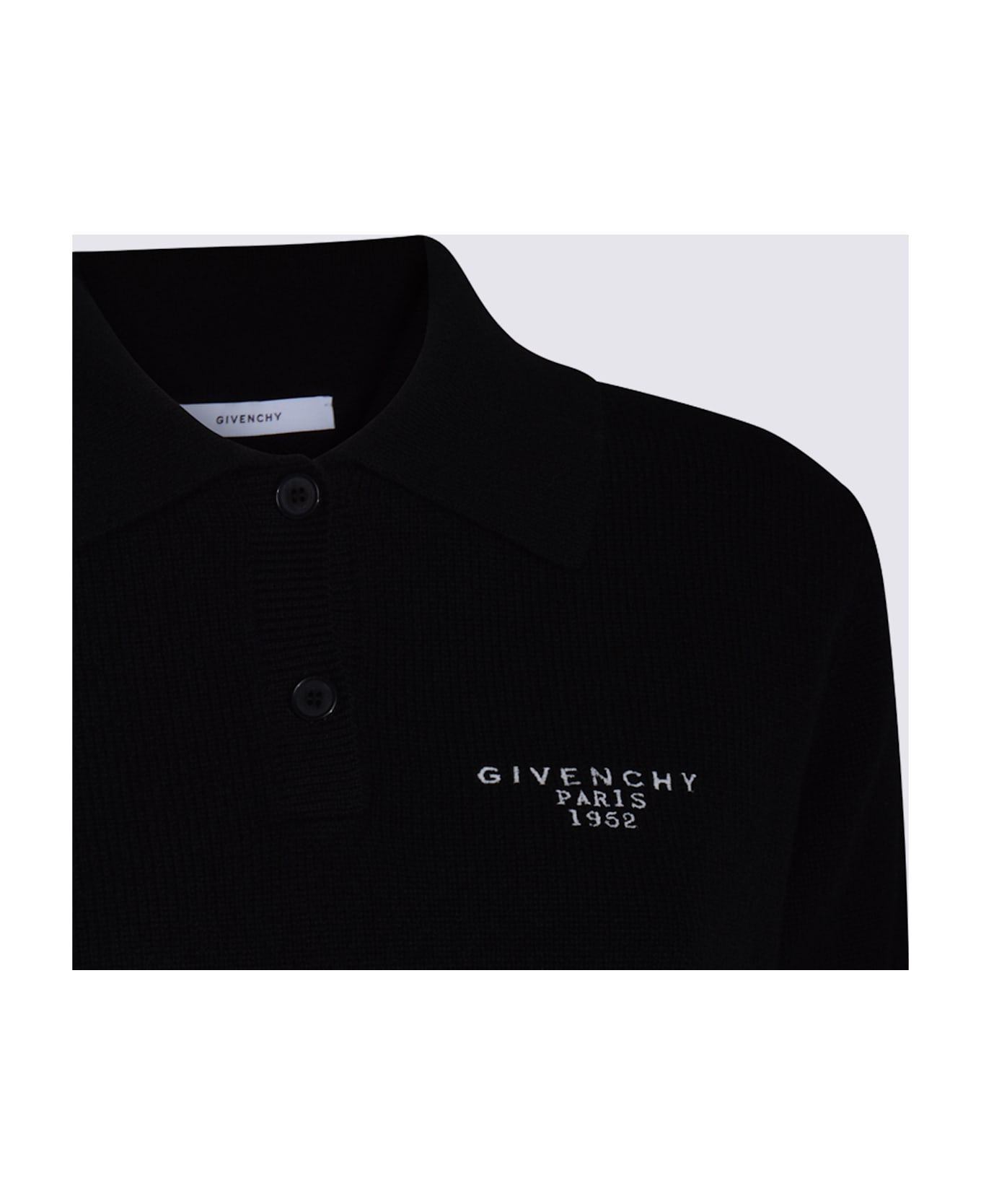 Givenchy Black Wool Top - Black