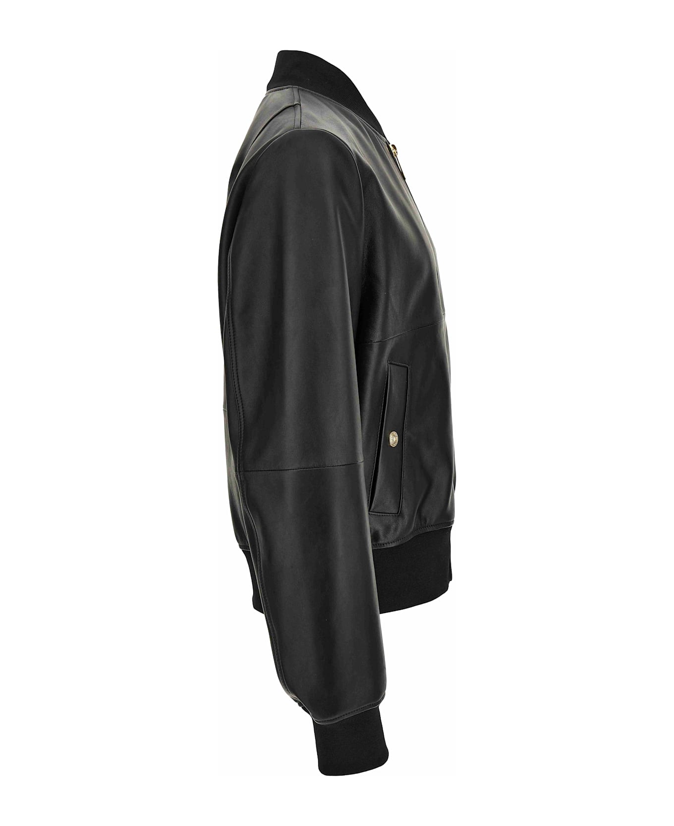Versace Jeans Couture Leather Jacket - Black