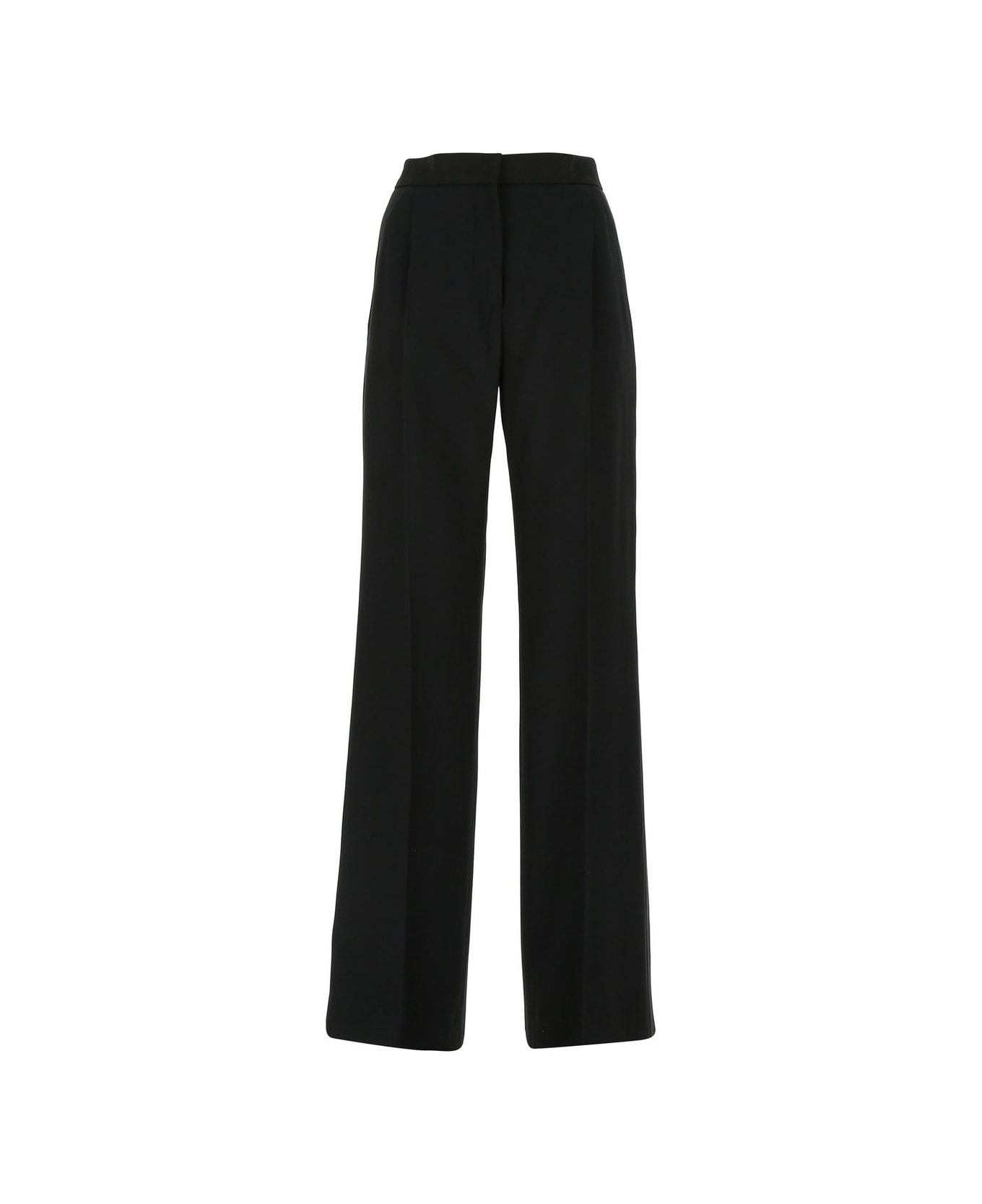 Alberta Ferretti High-waist Straight Leg Trousers - Nero