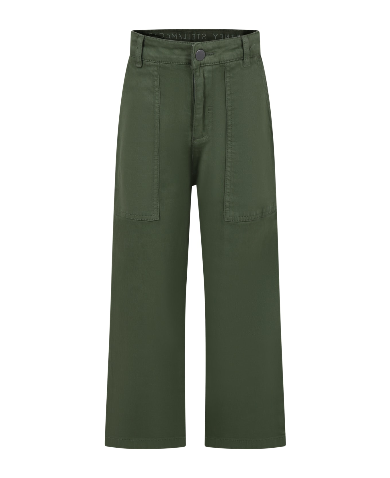 Stella McCartney Kids Green Jeans For Boy - Green ボトムス
