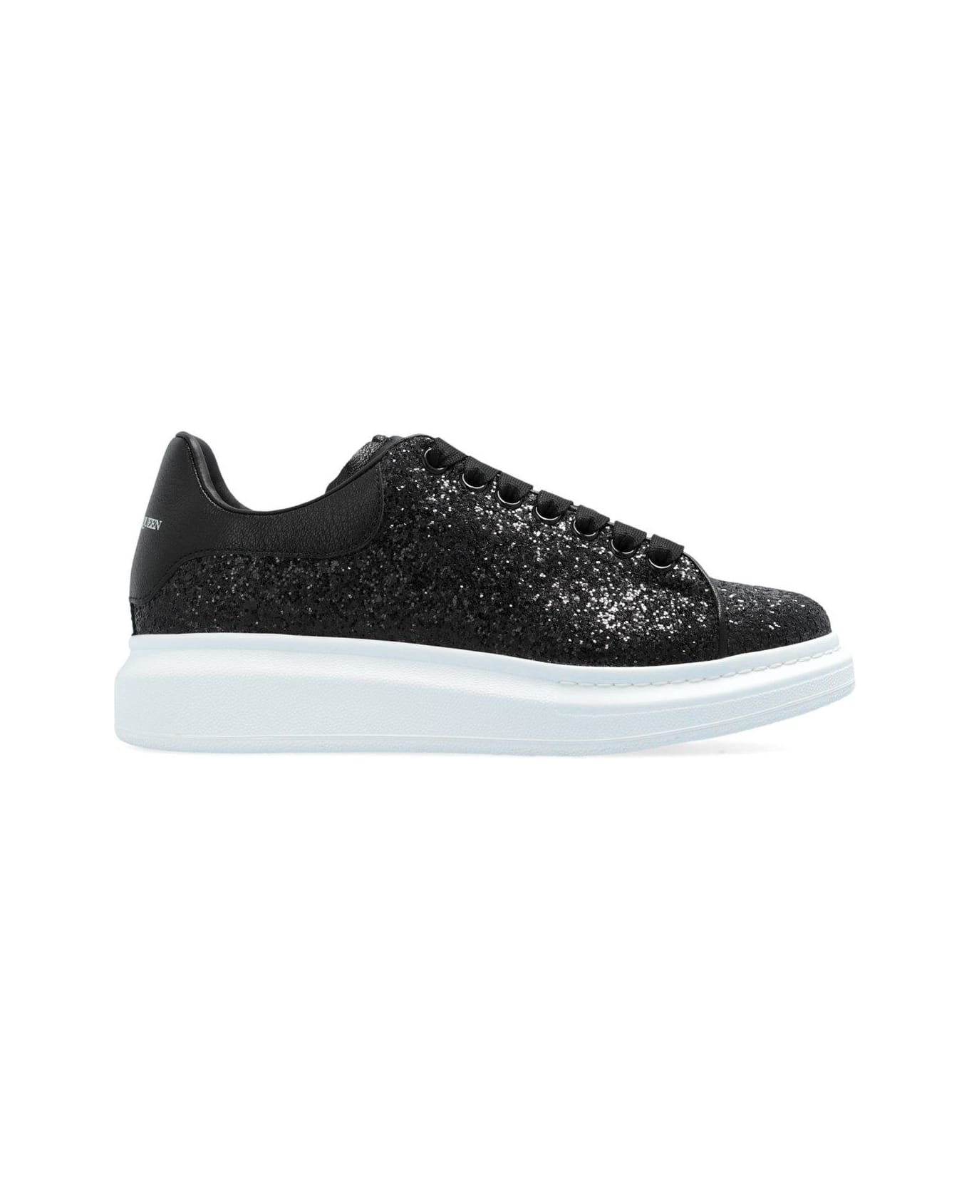 Alexander McQueen Sequin-embellished Low-top Sneakers - Black