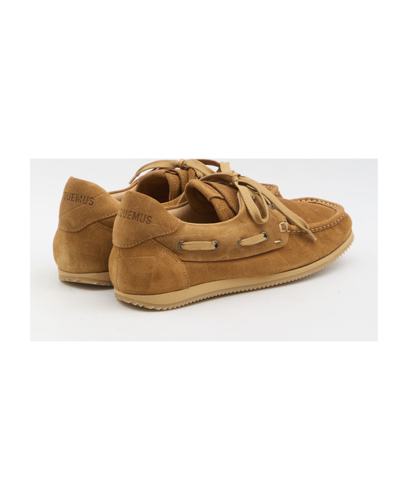 Jacquemus Le Batto Boat Shoes - BEIGE
