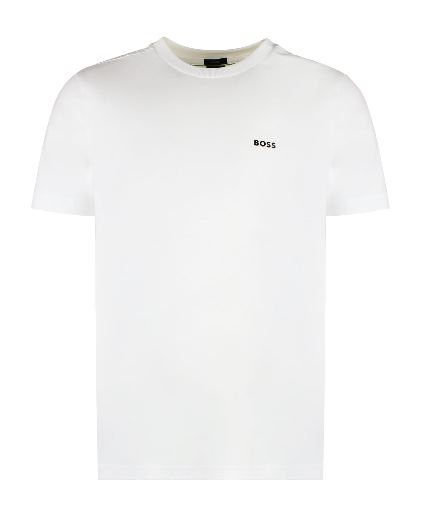 Hugo Boss Cotton Crew-neck T-shirt - White シャツ