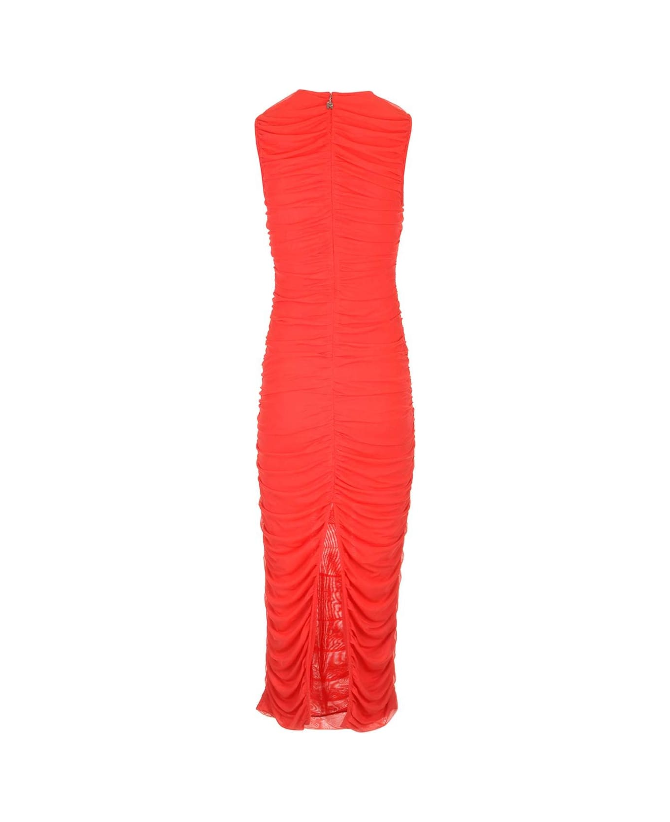 Rotate by Birger Christensen Red Midi Dress With Ruffles - Red