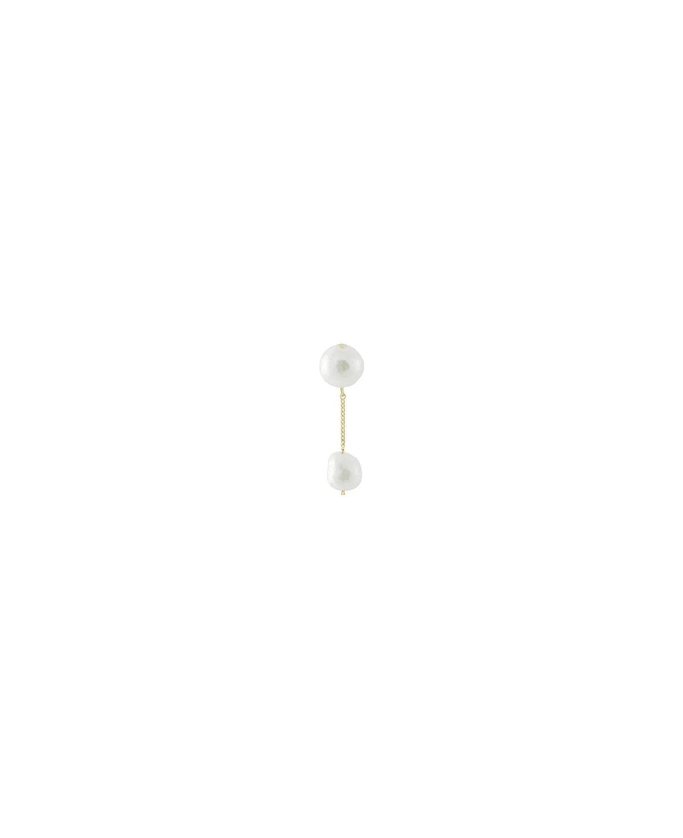 Cult Gaia Atum Pearl Embellished Drop Earrings - Ivory