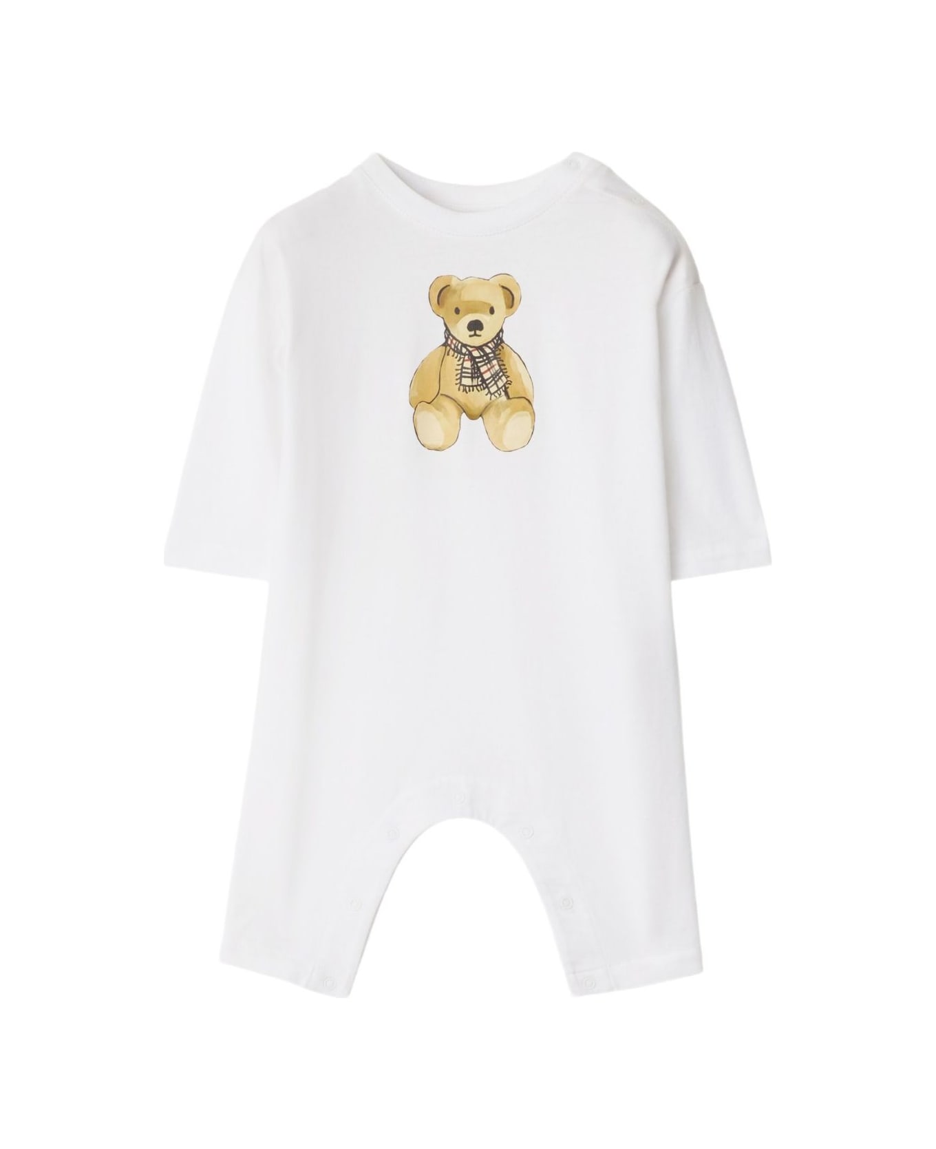 Burberry Kids Thomas Bear Onesie - White