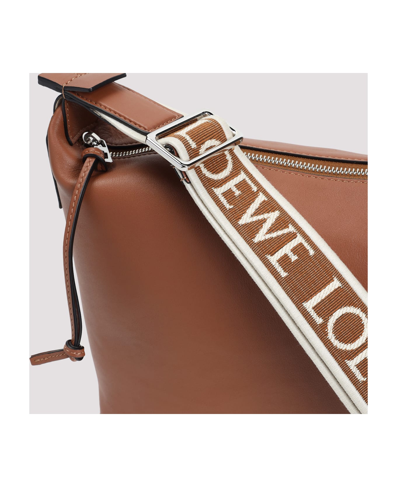 Loewe Cubi Small Crossbody Bag - Tan