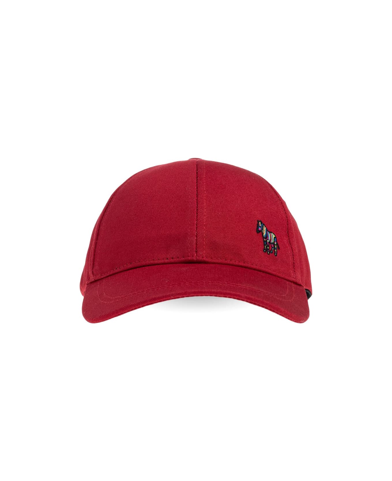 Paul Smith Zebra Logo Organic Cotton Cap - Red