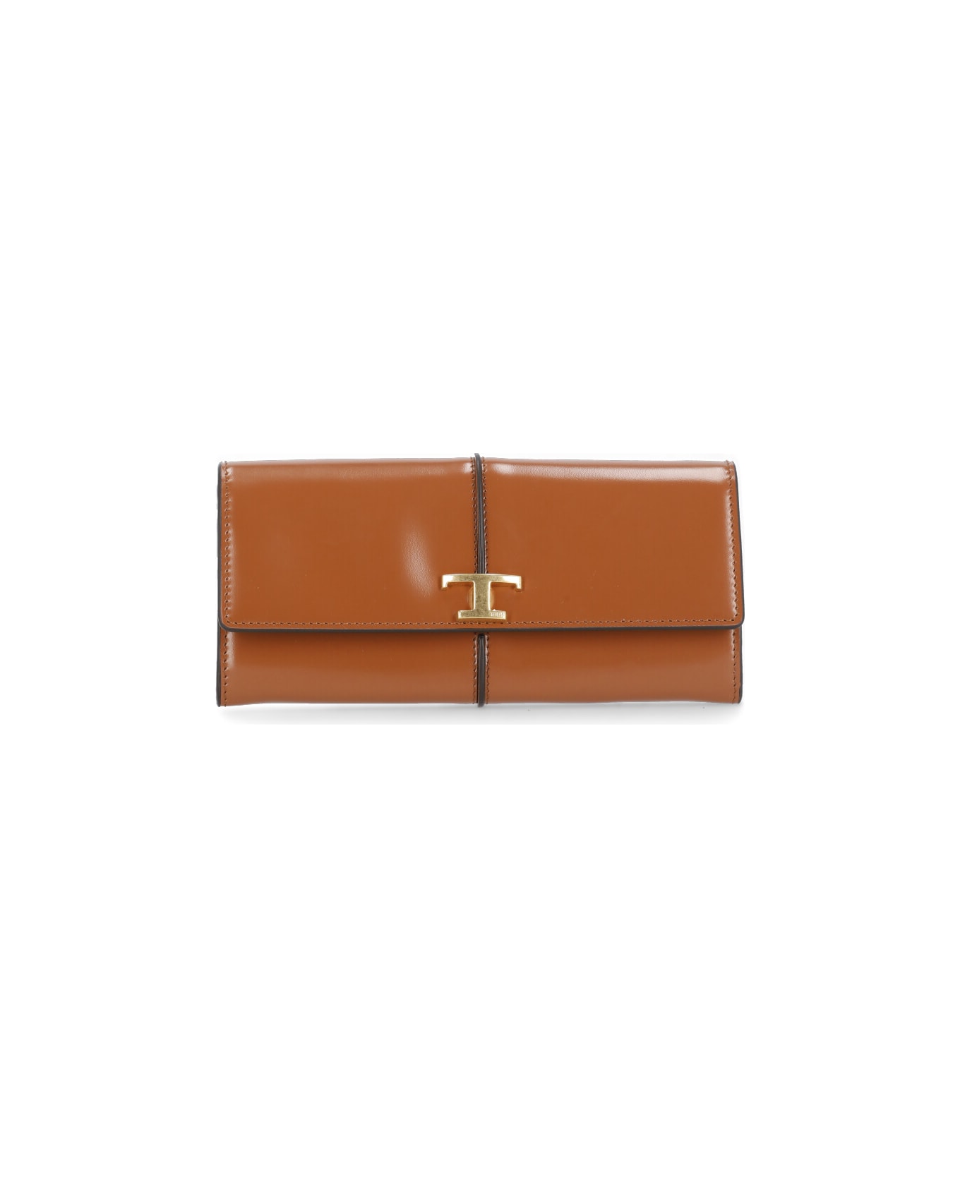 Tod's T Timeless Wallet - Brown