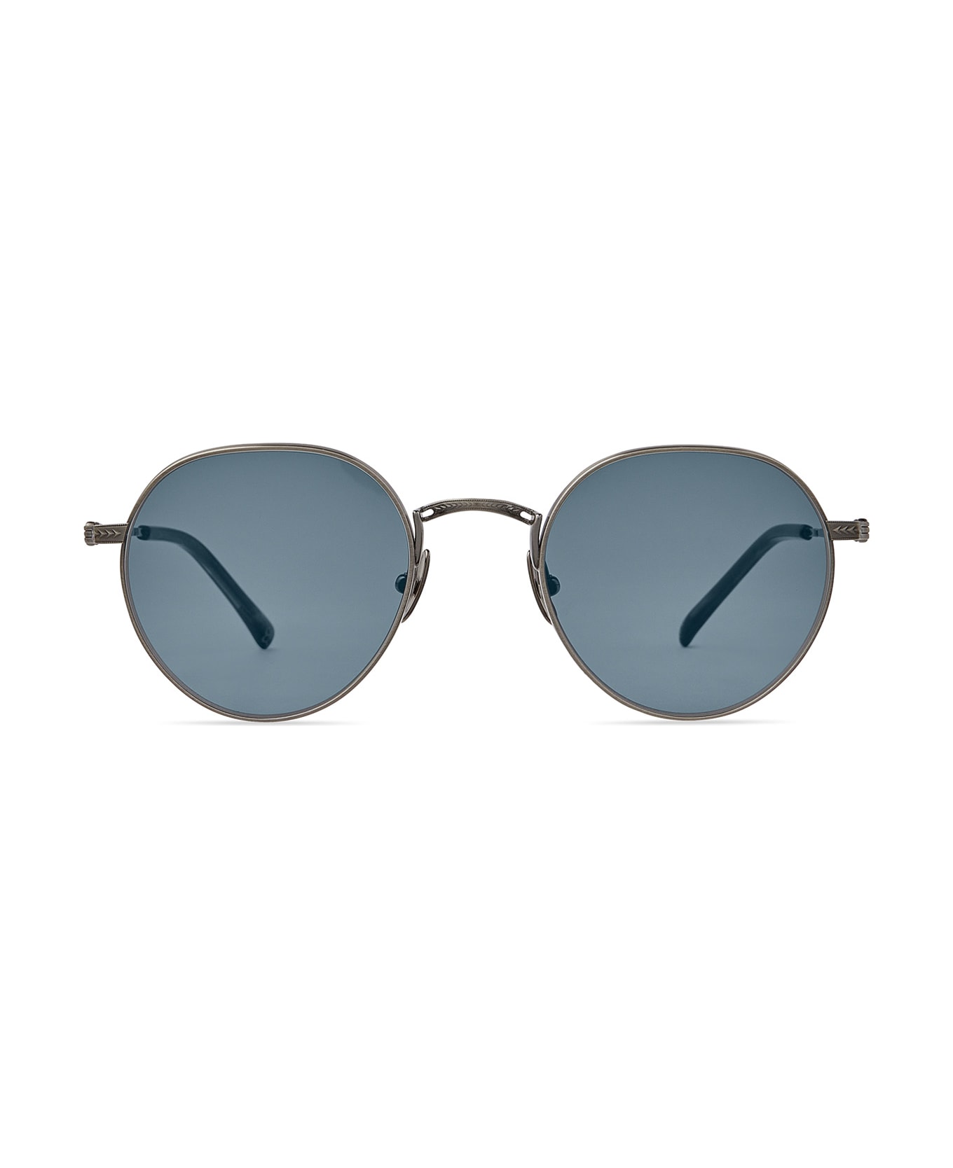 Mr. Leight Hachi S Pewter-matte Coldwater/semi-flat Presidential Blue Sunglasses - Pewter-Matte Coldwater/Semi-Flat Presidential Blue
