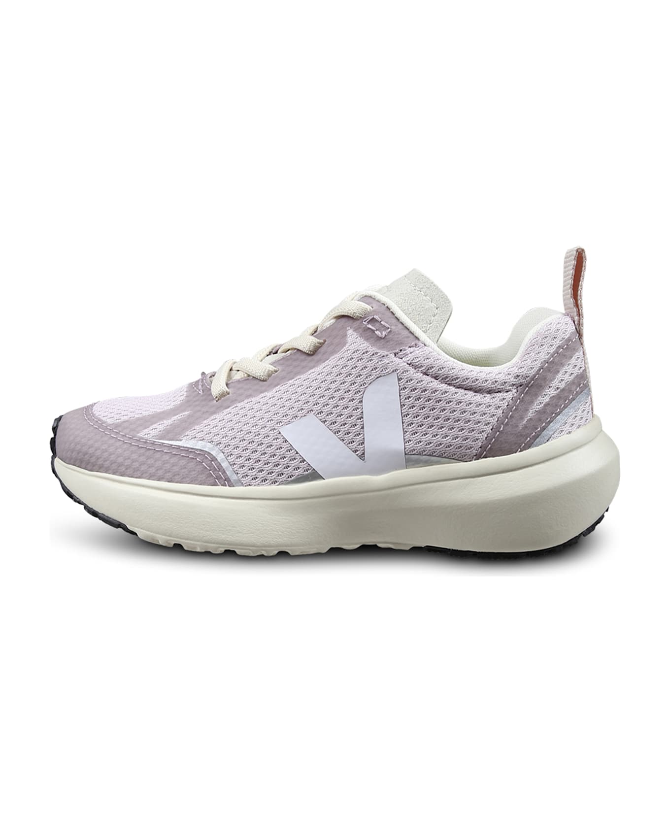 Veja Purple Sneakers For Girl With Logo - Violet