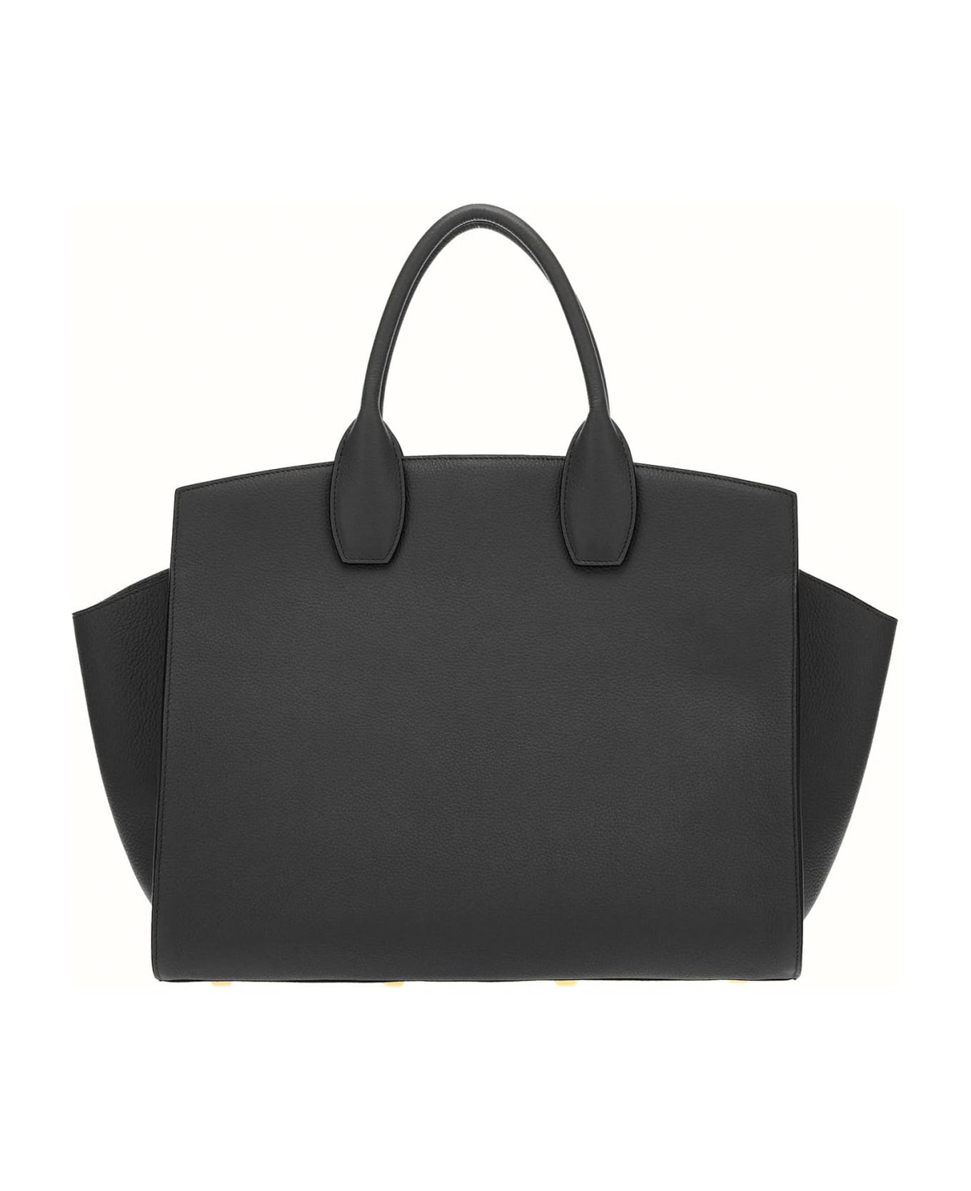 Ferragamo Studio Soft Bag (l) - Black